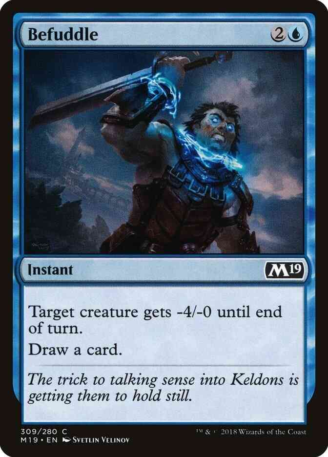 Befuddle 309 planeswalker – Magic Befuddle [309] [Planeswalker Deck Exclusive] [Core Set 2019] [Non-Foil]