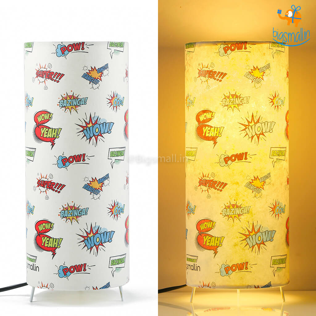 Ascetic Comic Expressions Table Lamp