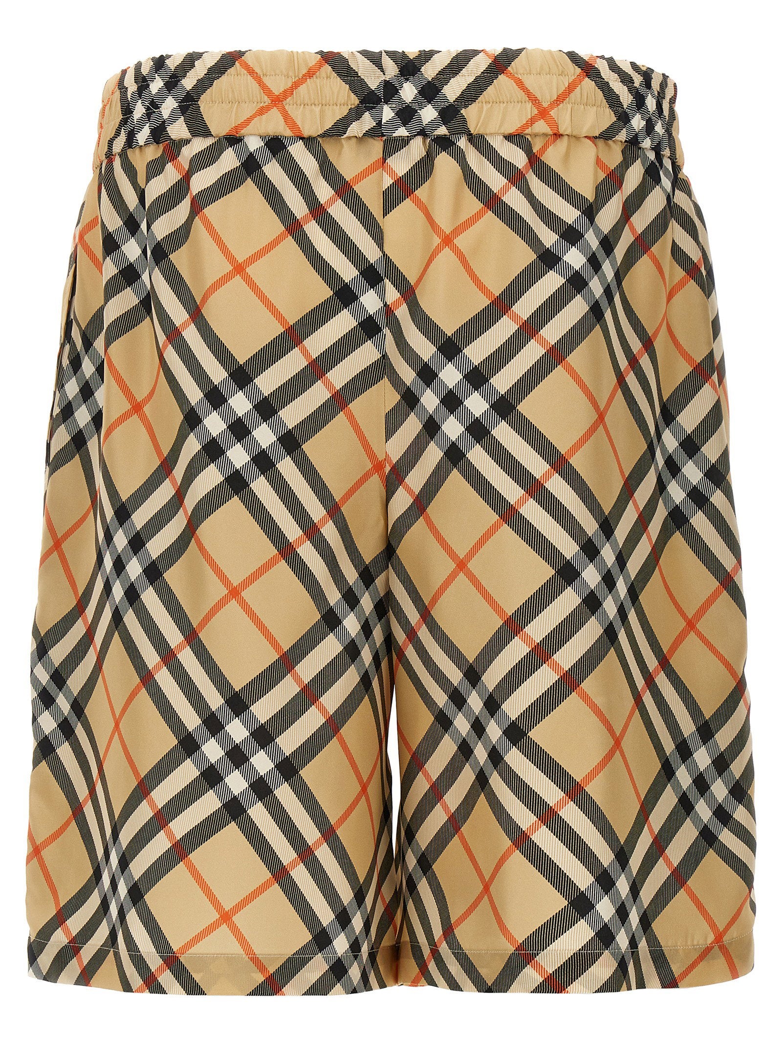 Burberry Check Silk Bermuda Shorts – 100% mulberry silk - view 2