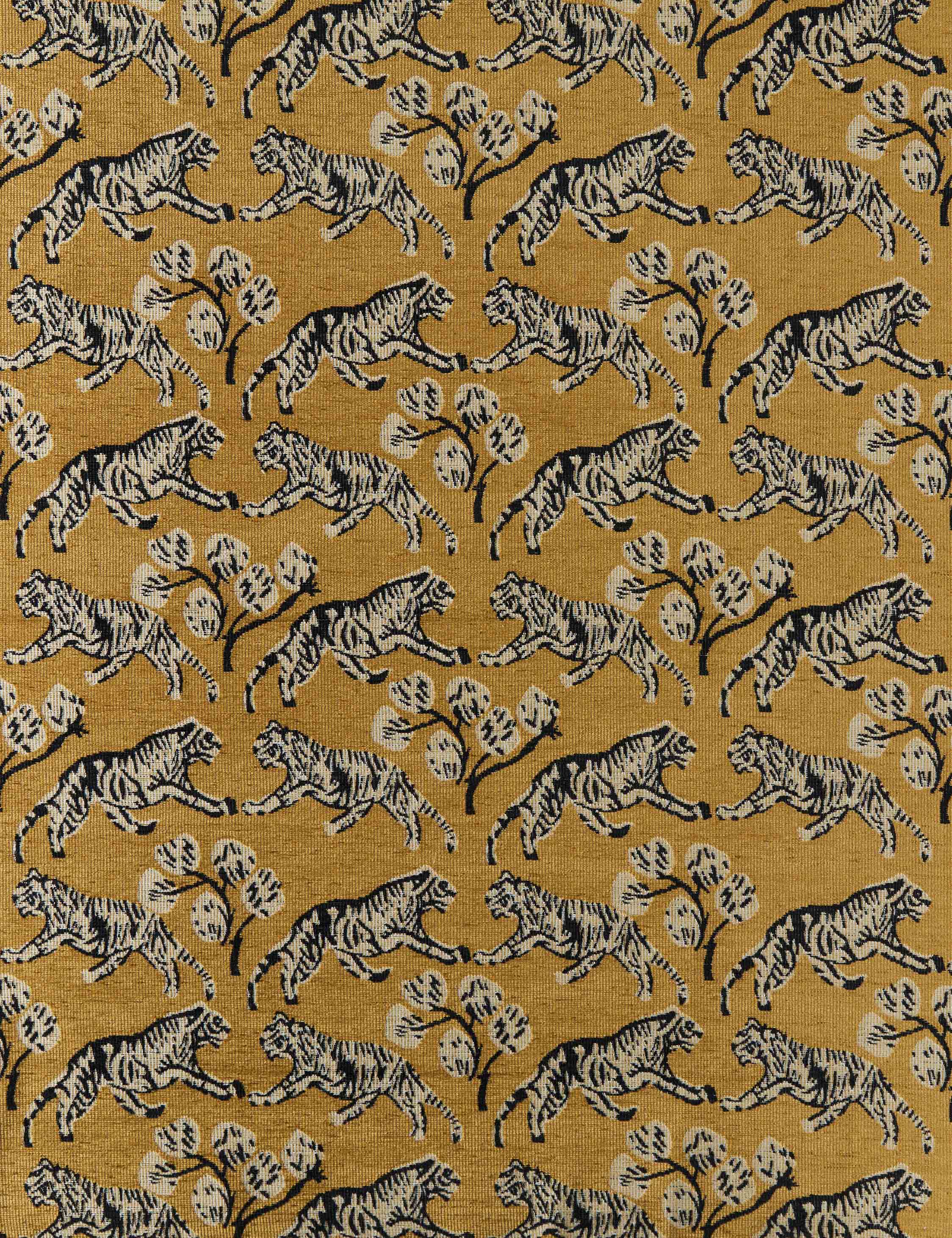 Lulu and Georgia Tiger Jacquard Fabric by Sarah Sherman Samuel - view 4