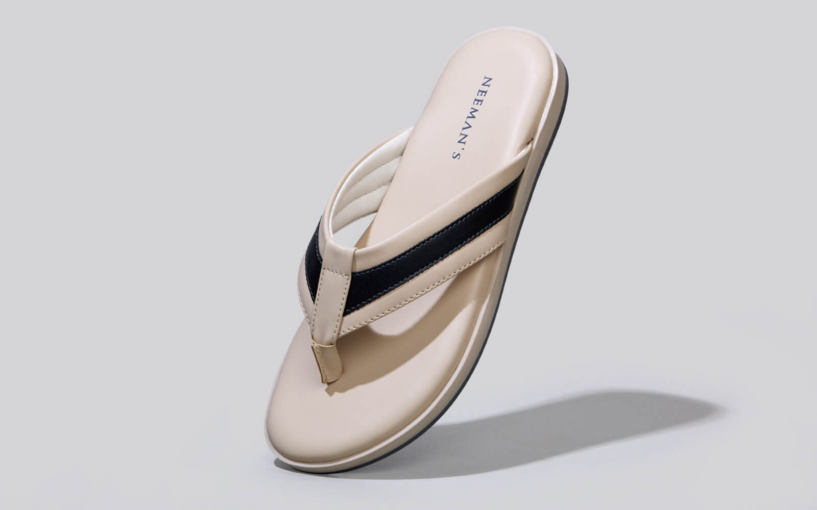 Neeman's Indo-Western Flips : Ivory-Grey