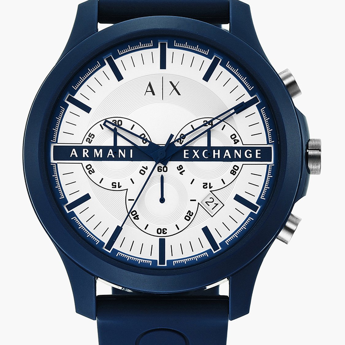 Armani Exchange Hampton White Dial Men 46mm - view 3