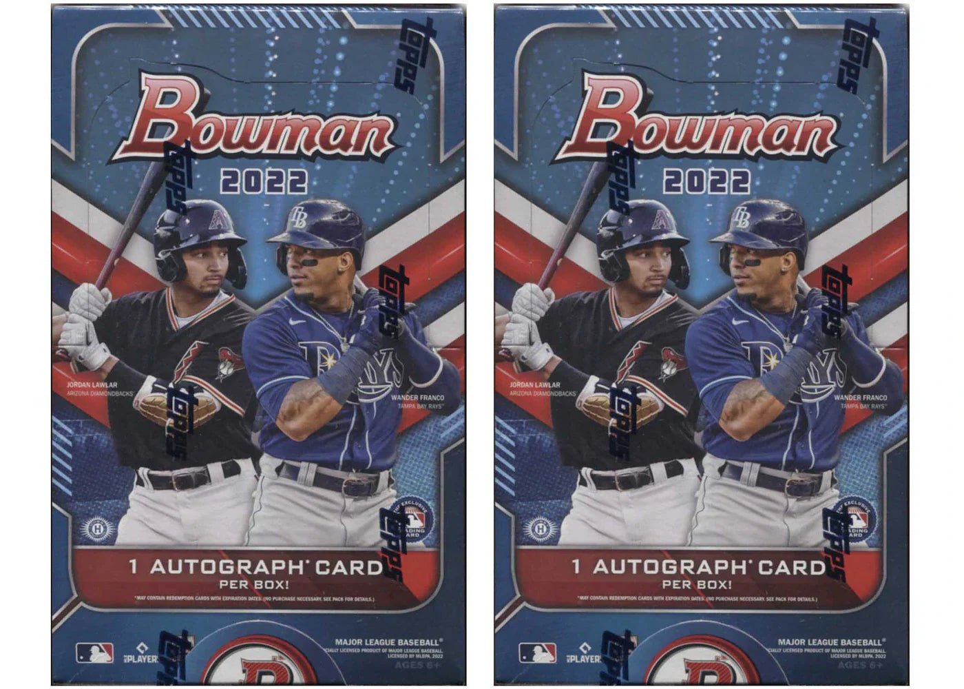2022 Bowman Baseball Hobby Box 2x Lot