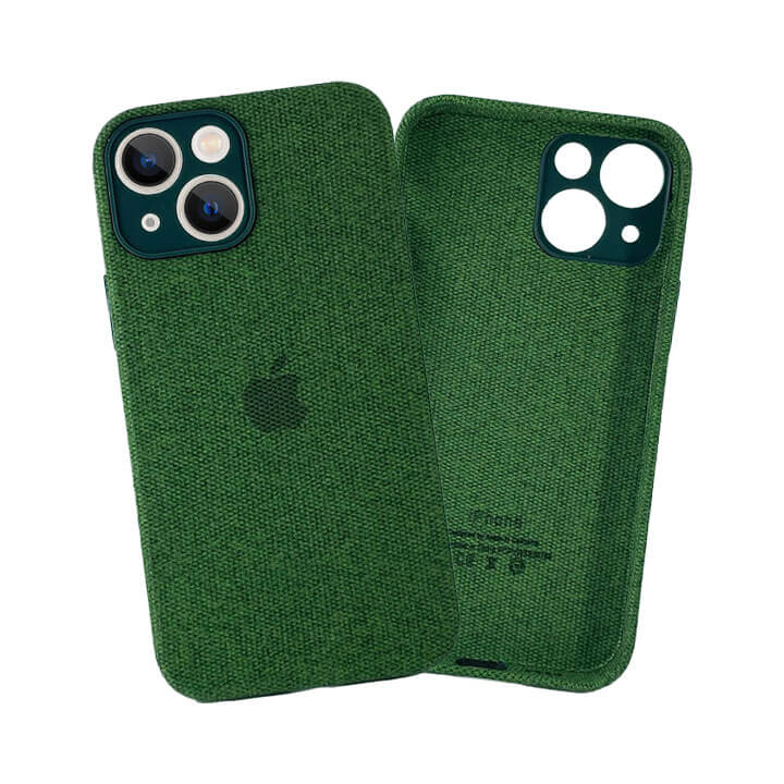 KShop iPhone 13 Mini Fabric Case - Green - view 2