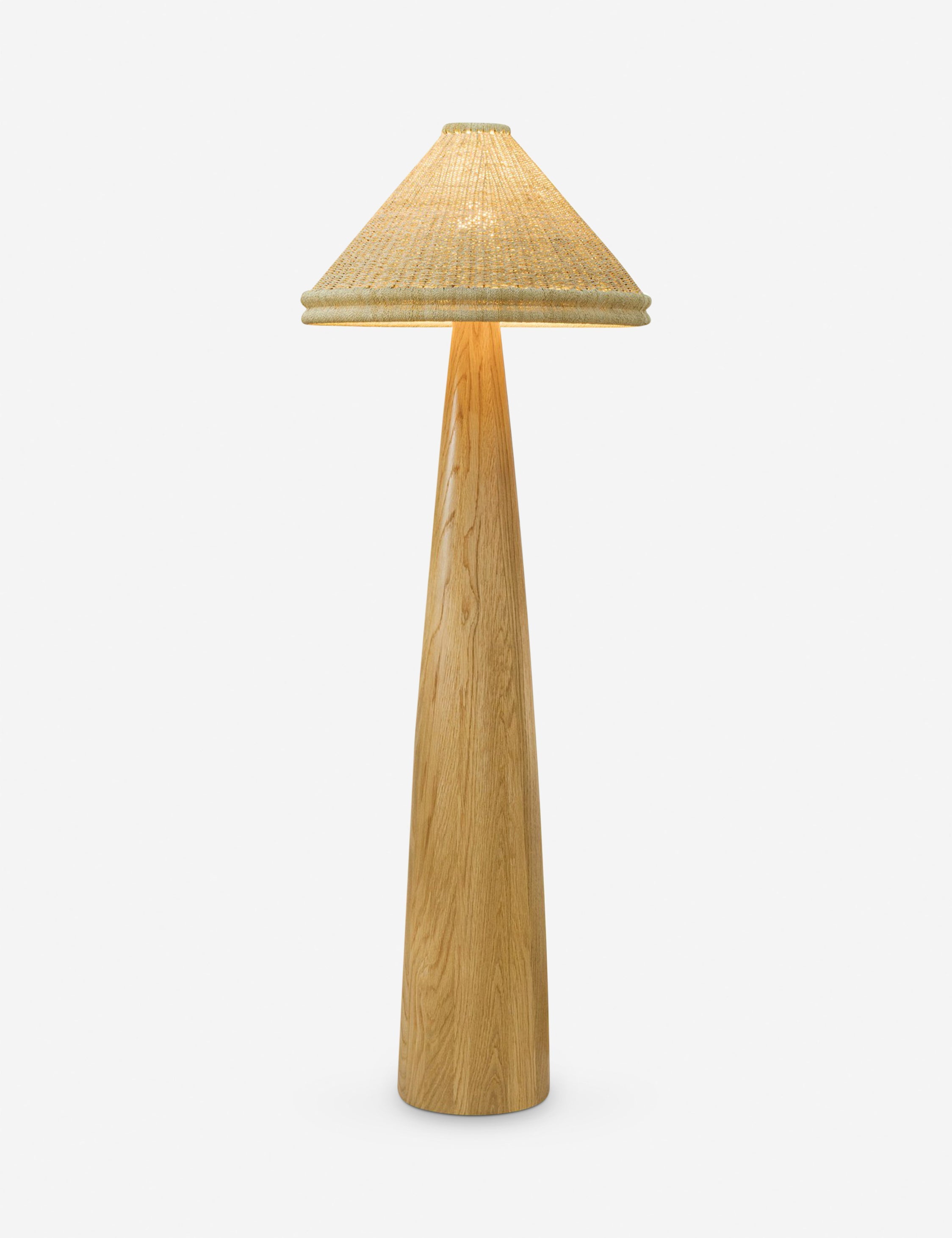 Lulu and Georgia Bassett Floor Lamp – Natural - view 3