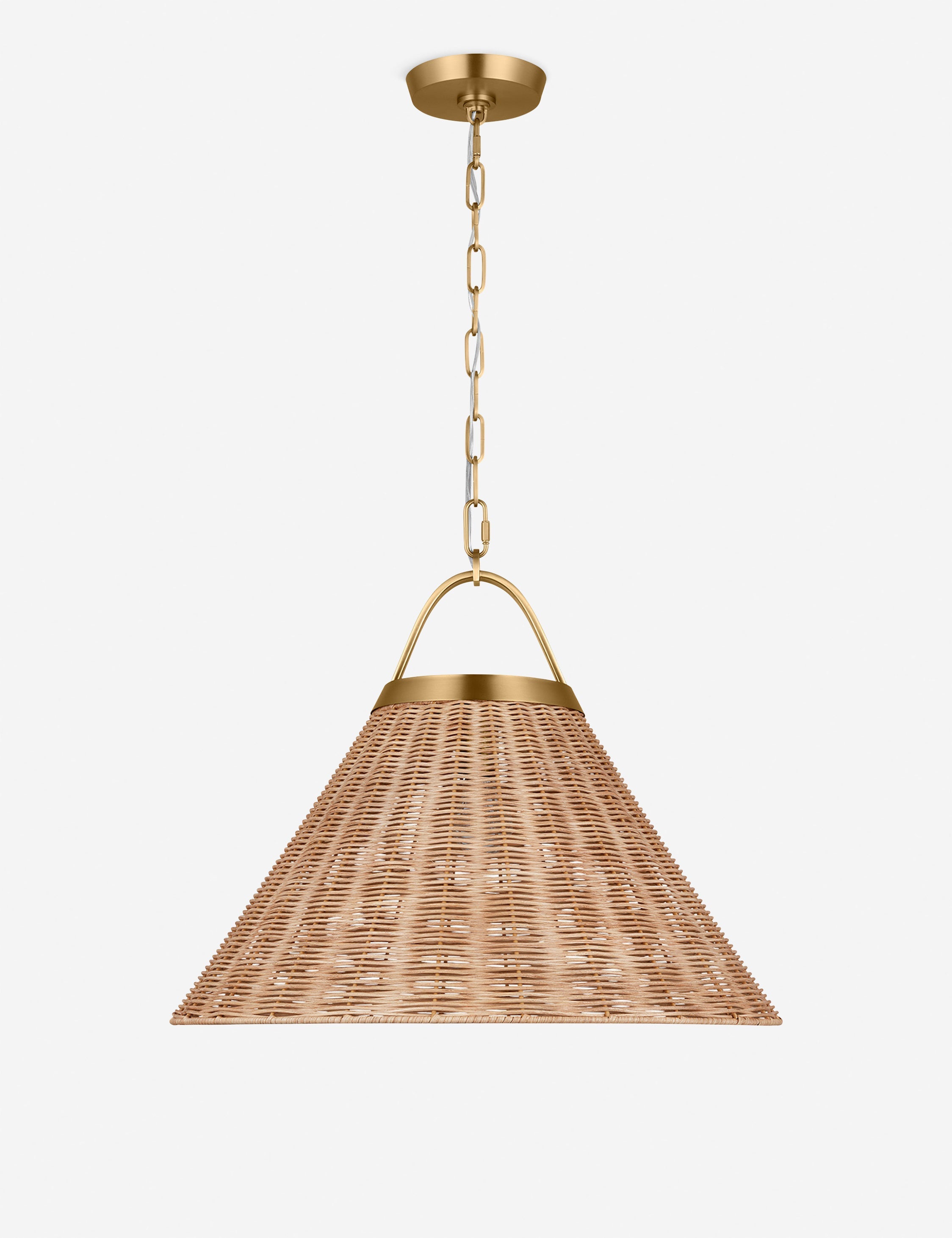 Lulu and Georgia Piala Pendant Light – Burnished Brass - view 7
