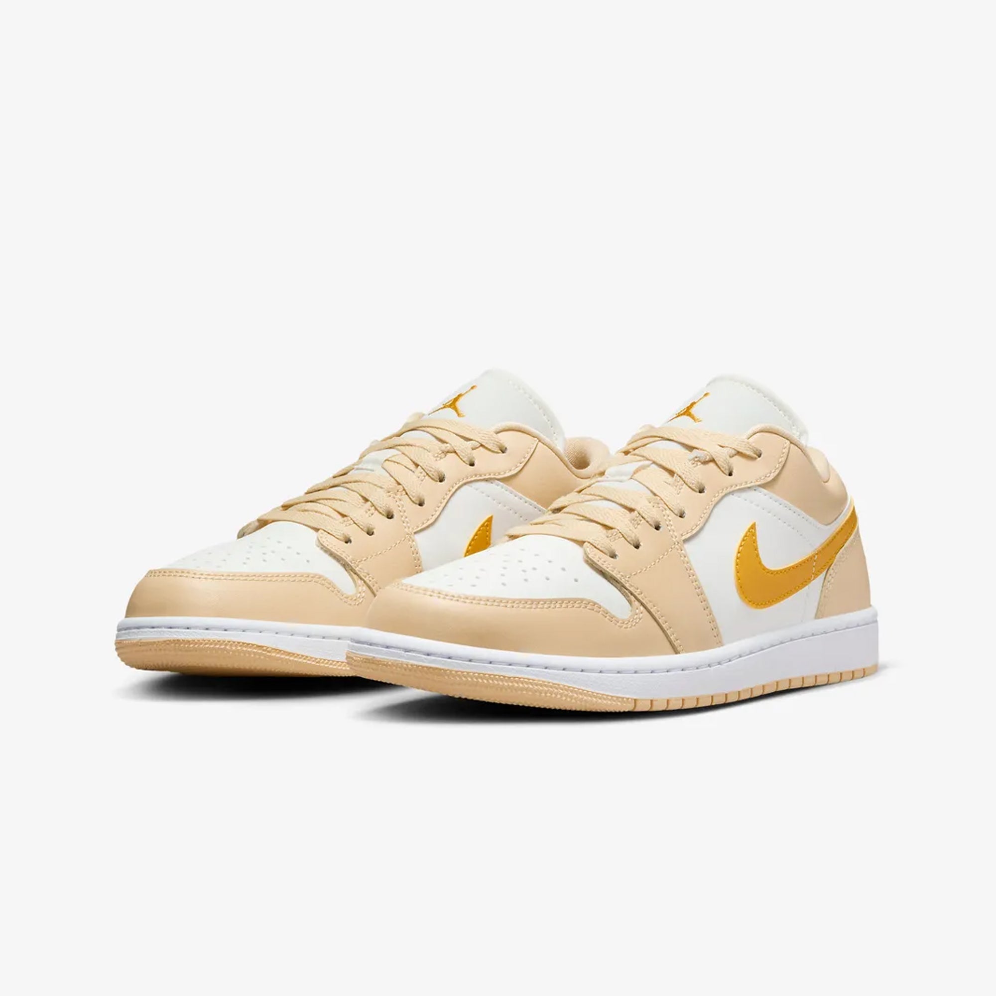 Jordan | AIR JORDAN 1 LOW { SAIL/YELLOW OCHRE-PALE VANILLA-WHITE - view 2