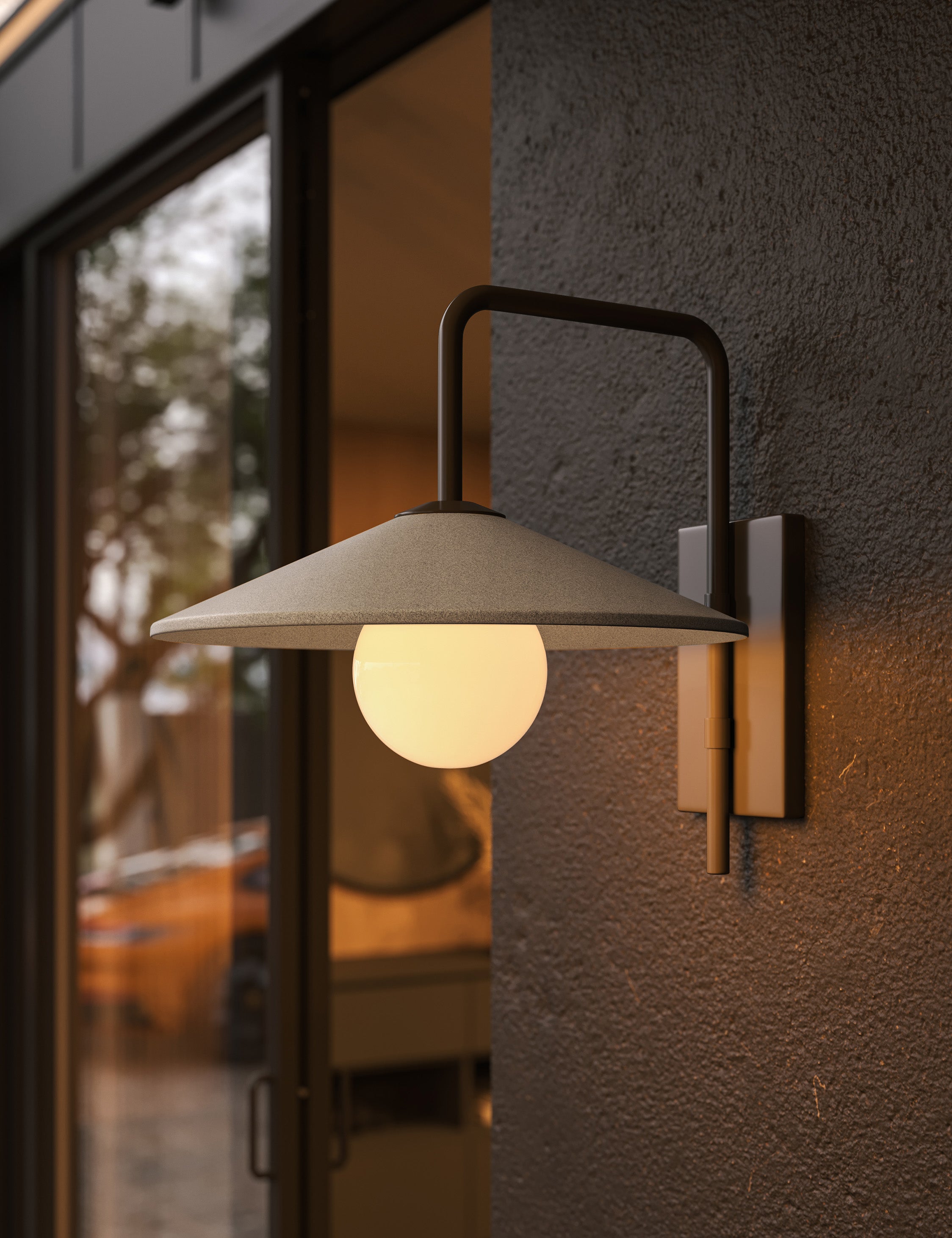 Lulu and Georgia Pietro Outdoor Sconce – Black - view 2