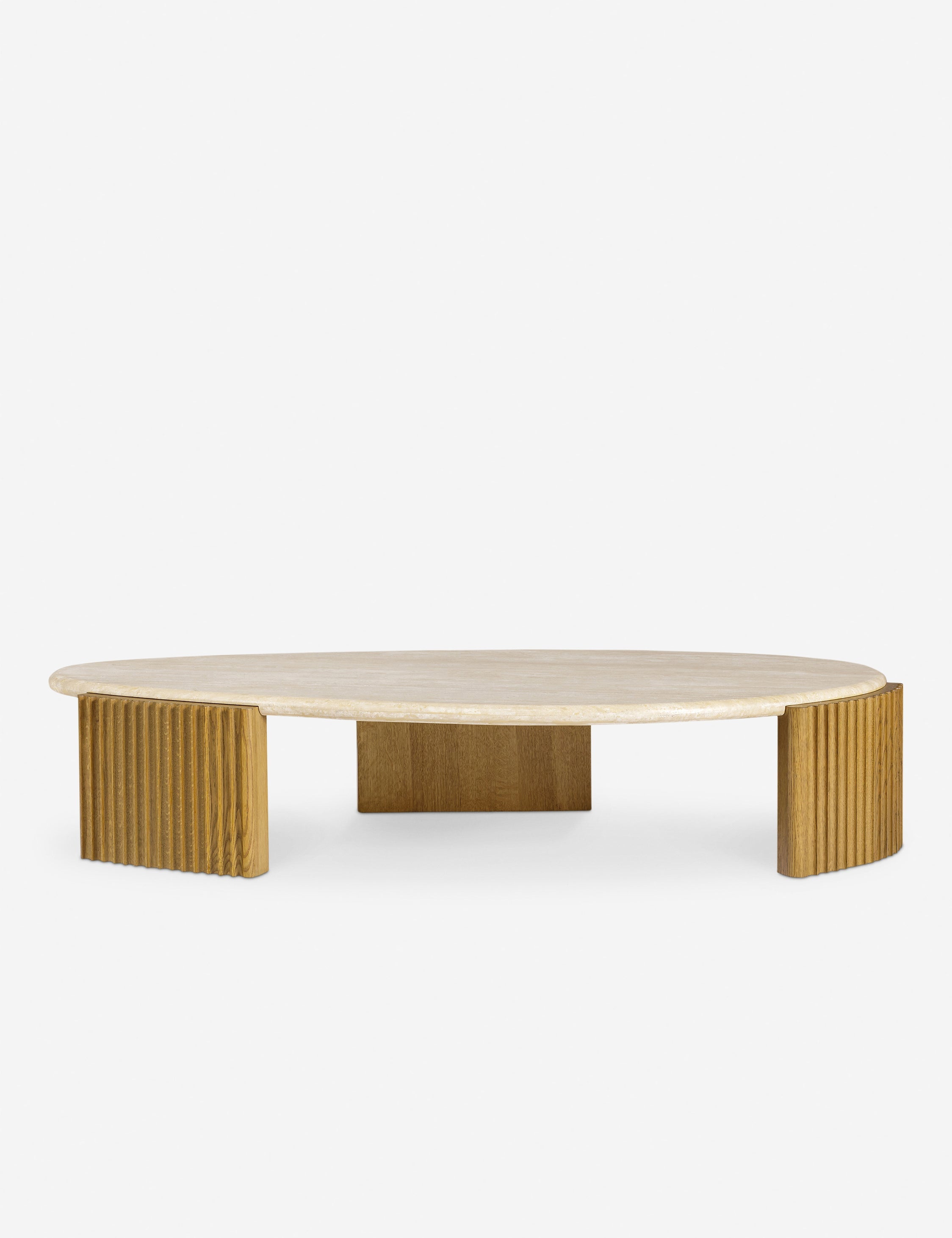 Lulu and Georgia Rayan Coffee Table – Travertine - view 2