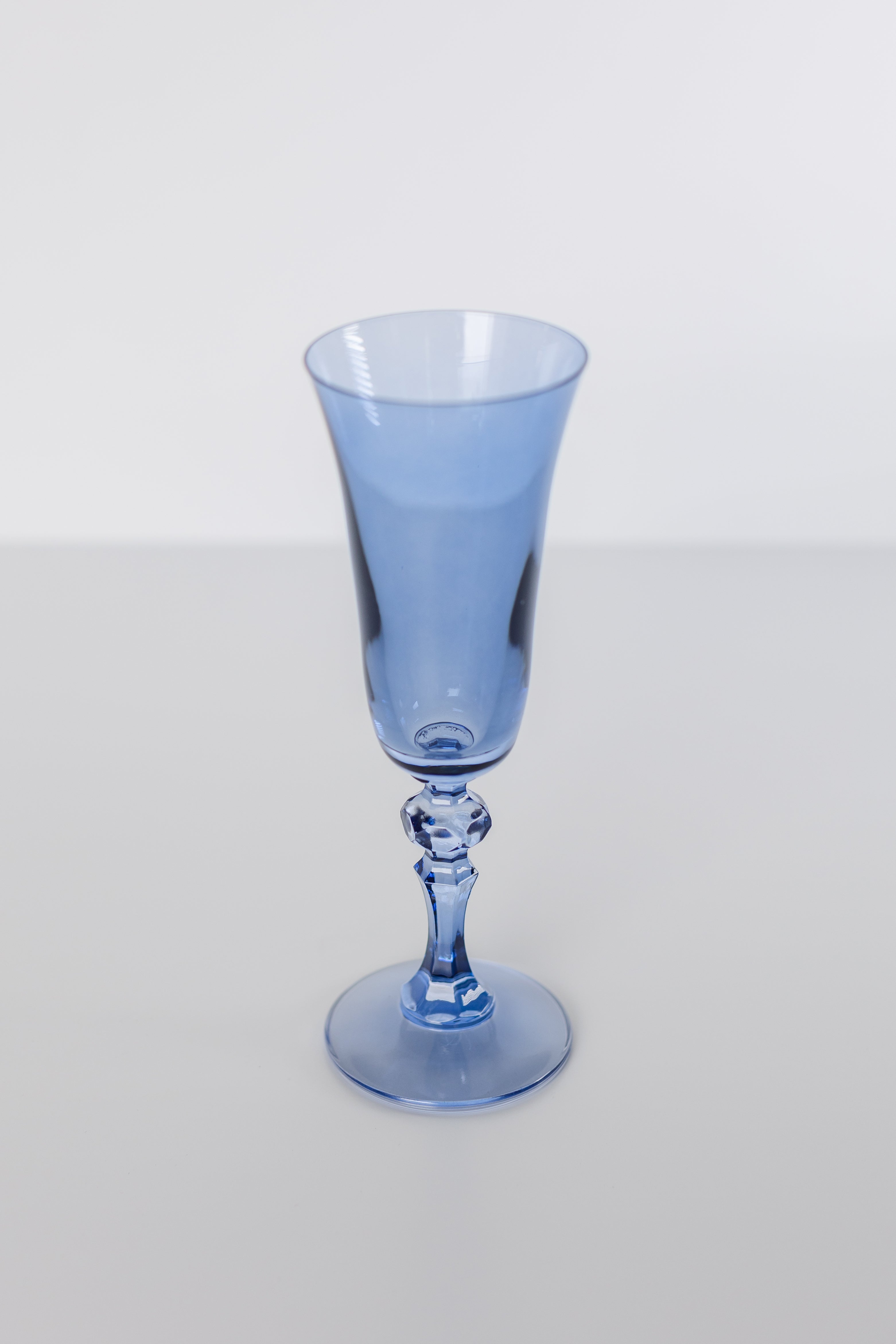 Estelle Colored Glass Estelle Colored Regal Flute - Set of 2 {Cobalt Blue} - view 4