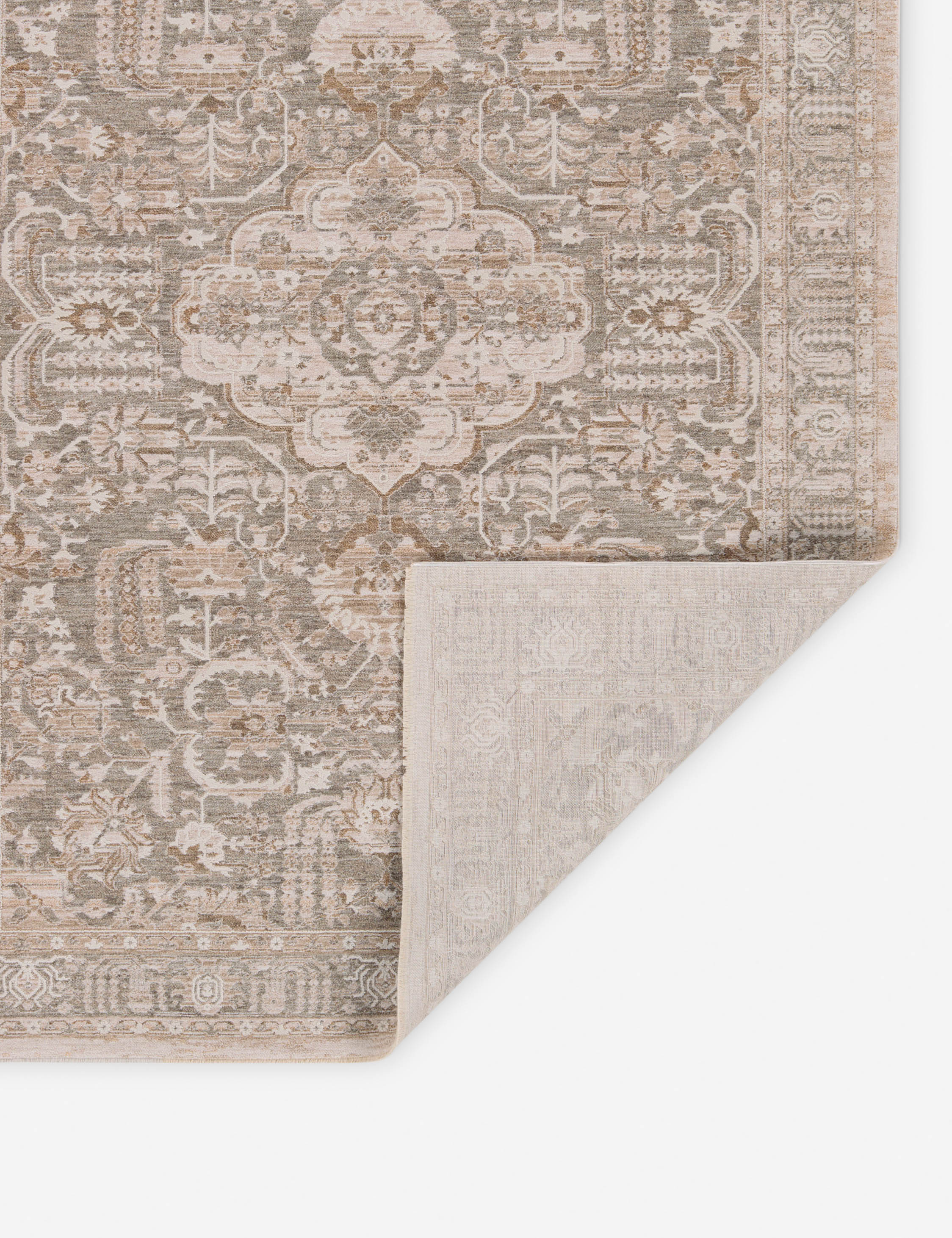 Lulu and Georgia Malak Rug – Beige and Gray - view 4