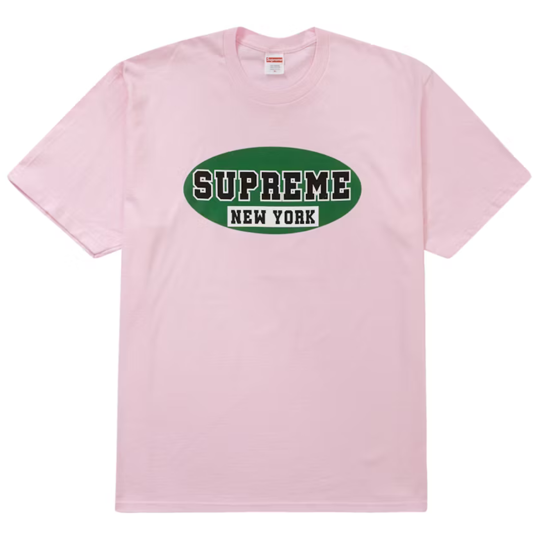 Supreme New York Tee Light Pink