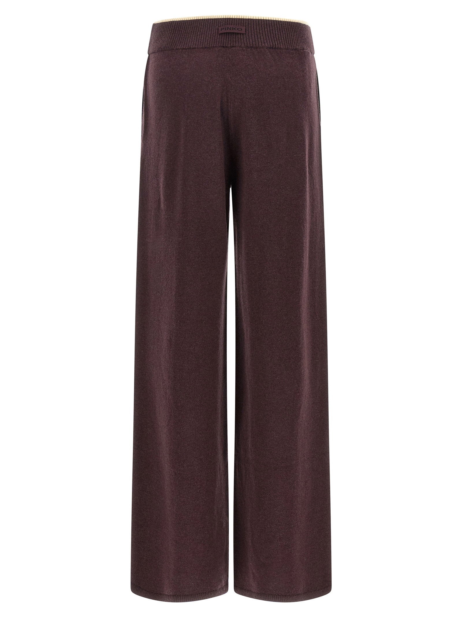 Pinko Mélange Knit Pants – 90% wool, 10% cashmere - view 2