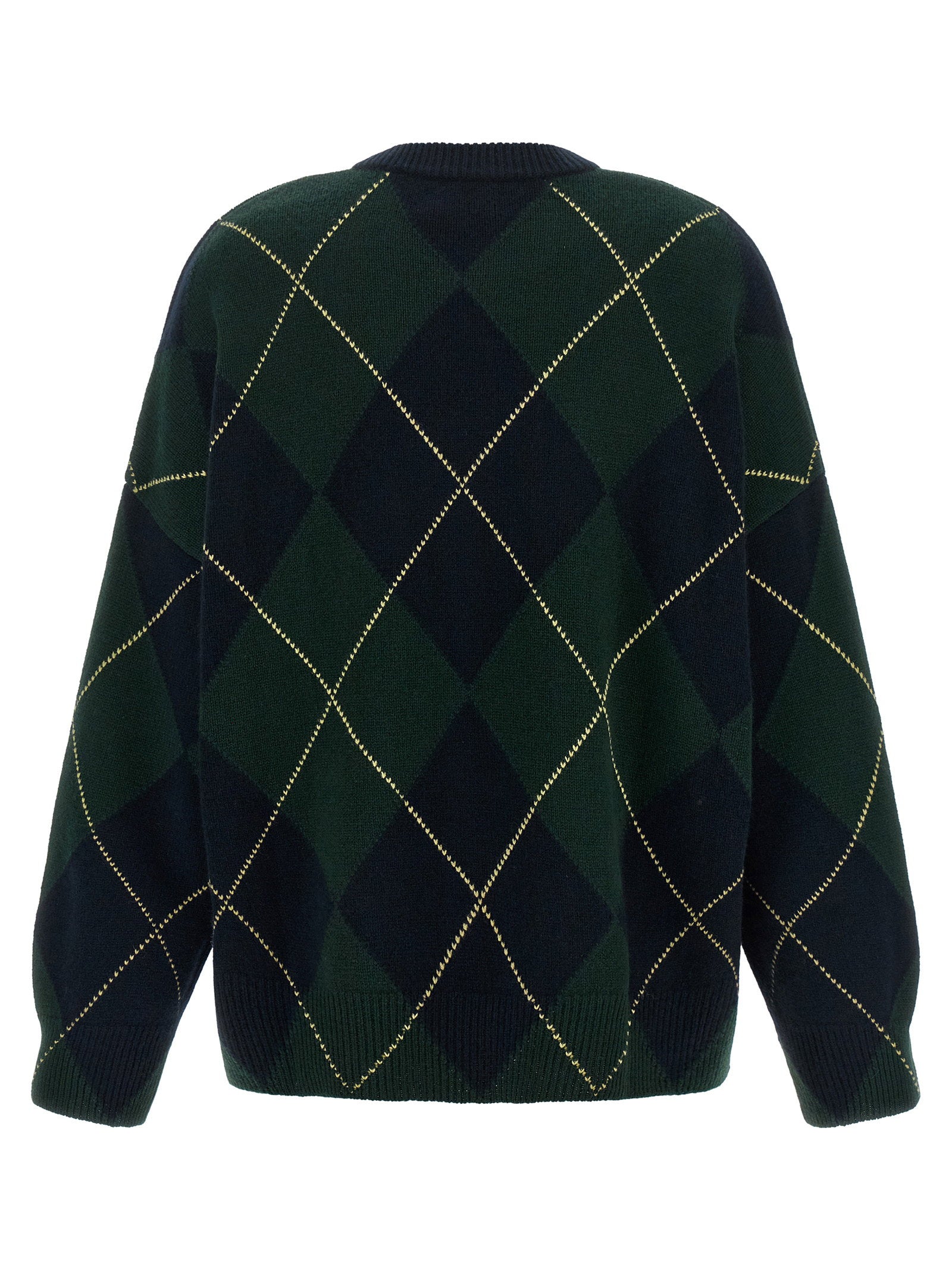 Be You Diamond-shaped Crew Neck Sweater – 100% cashmere - view 2