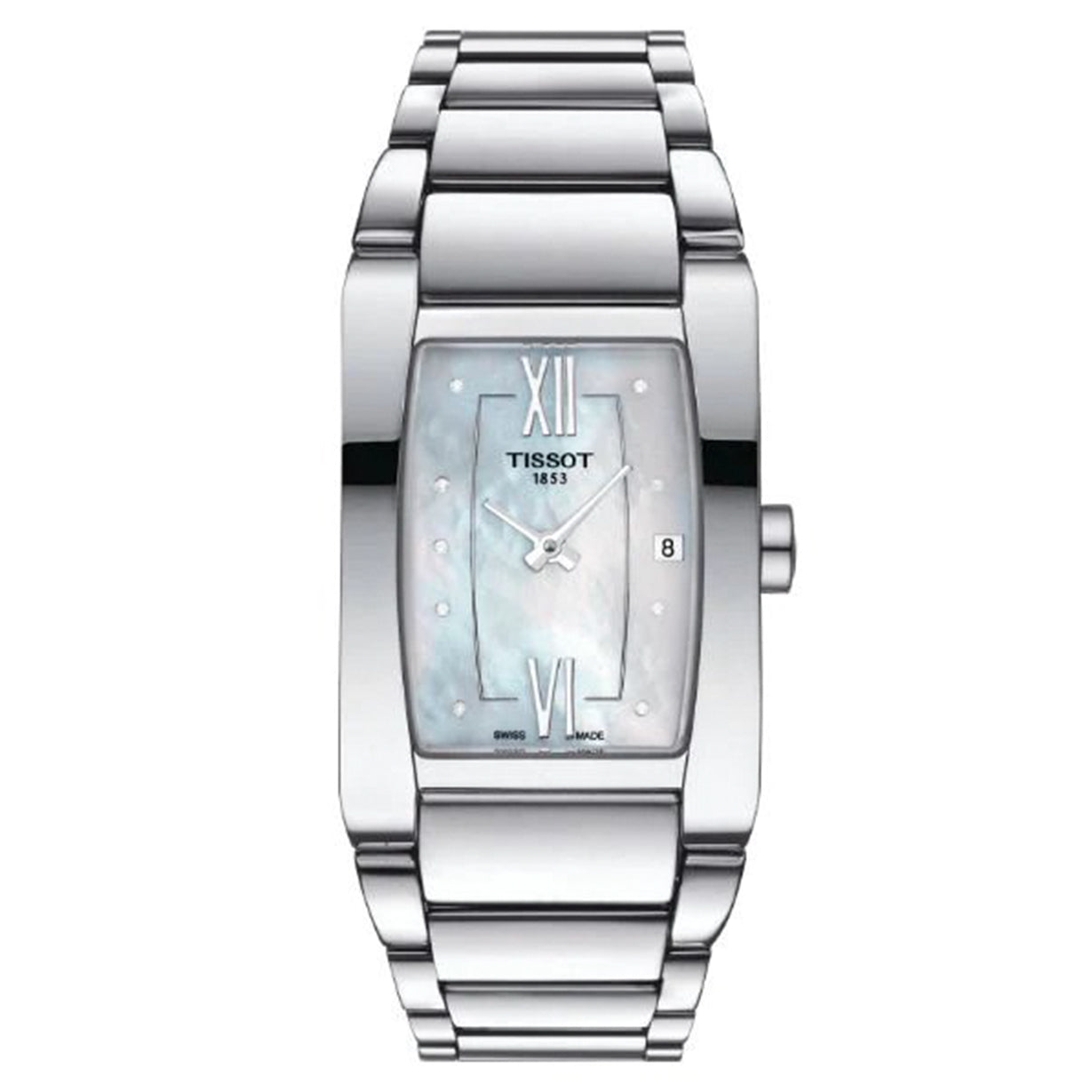 Tissot T-Lady White Mother-Of-Pearl Dial Women 24mm - view 2
