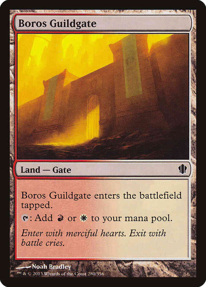 Boros guildgate 280 – Magic Boros Guildgate [280] [Commander 2013] [Non-Foil]