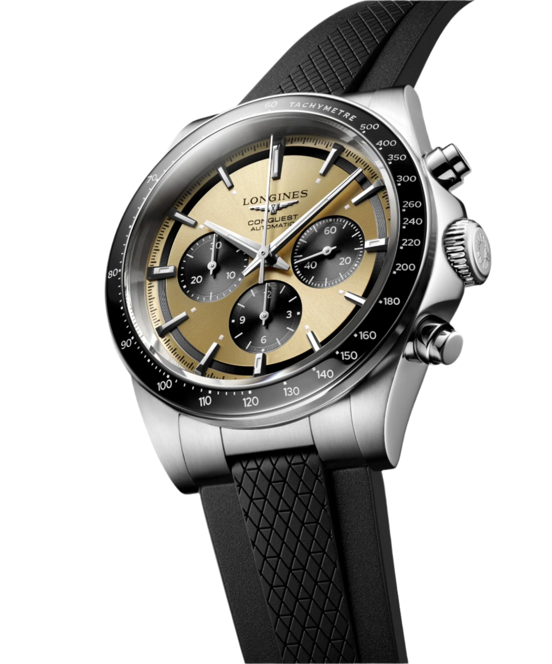 Longines Conquest Chronograph Sunray Brown & Black Dial Men 42mm - view 3