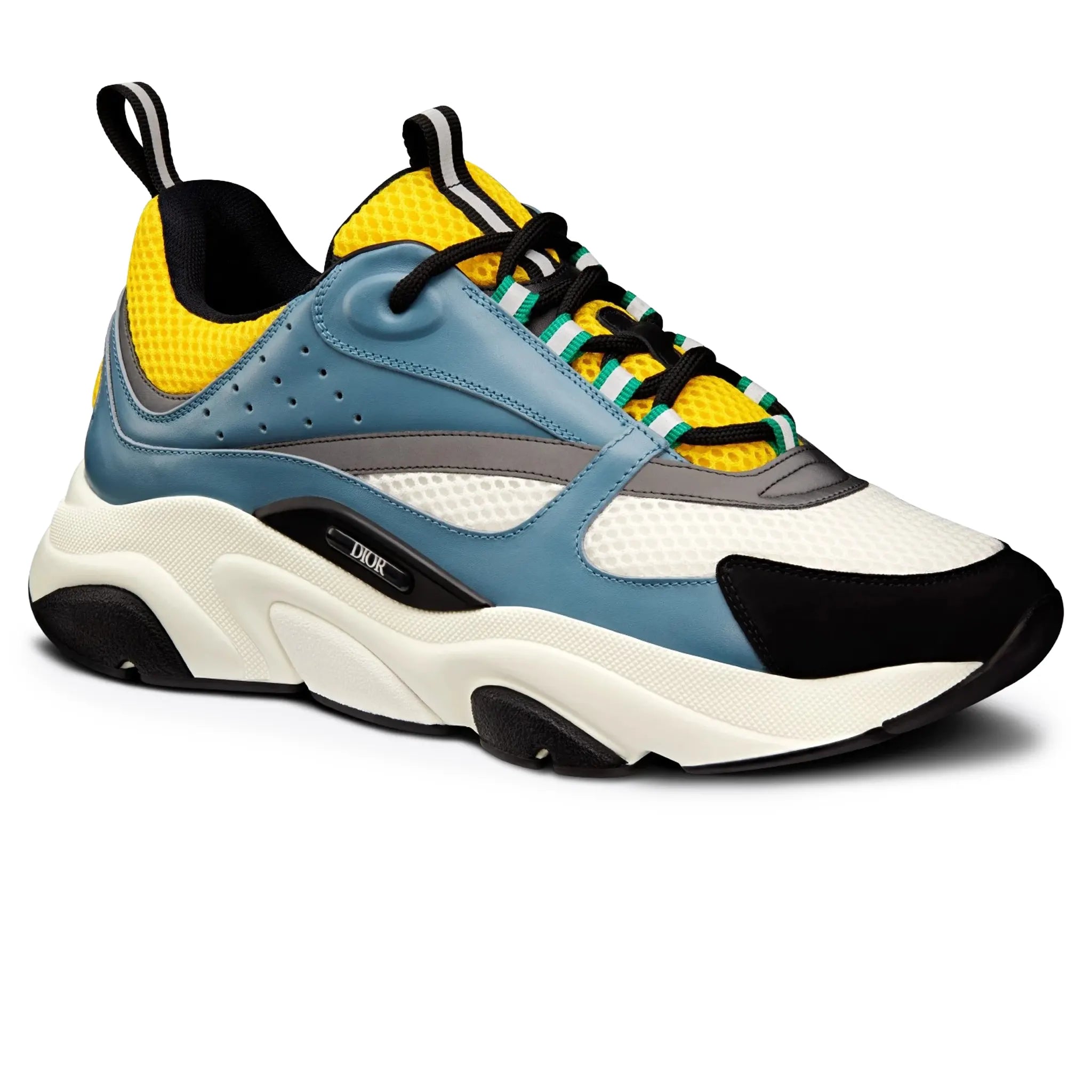 Dior B22 Blue Yellow Trainer - view 2