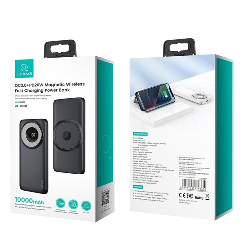 Peeperly USAMS- 10000 mAh Magnetic Wireless Power Station - view 3