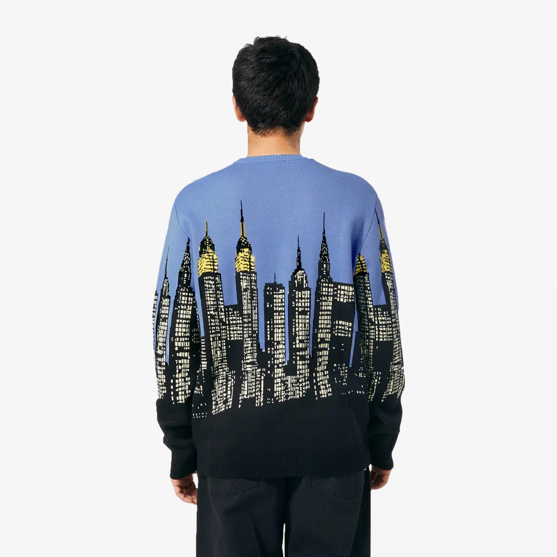 Huf | Skyline Crew Sweater { Light Blue