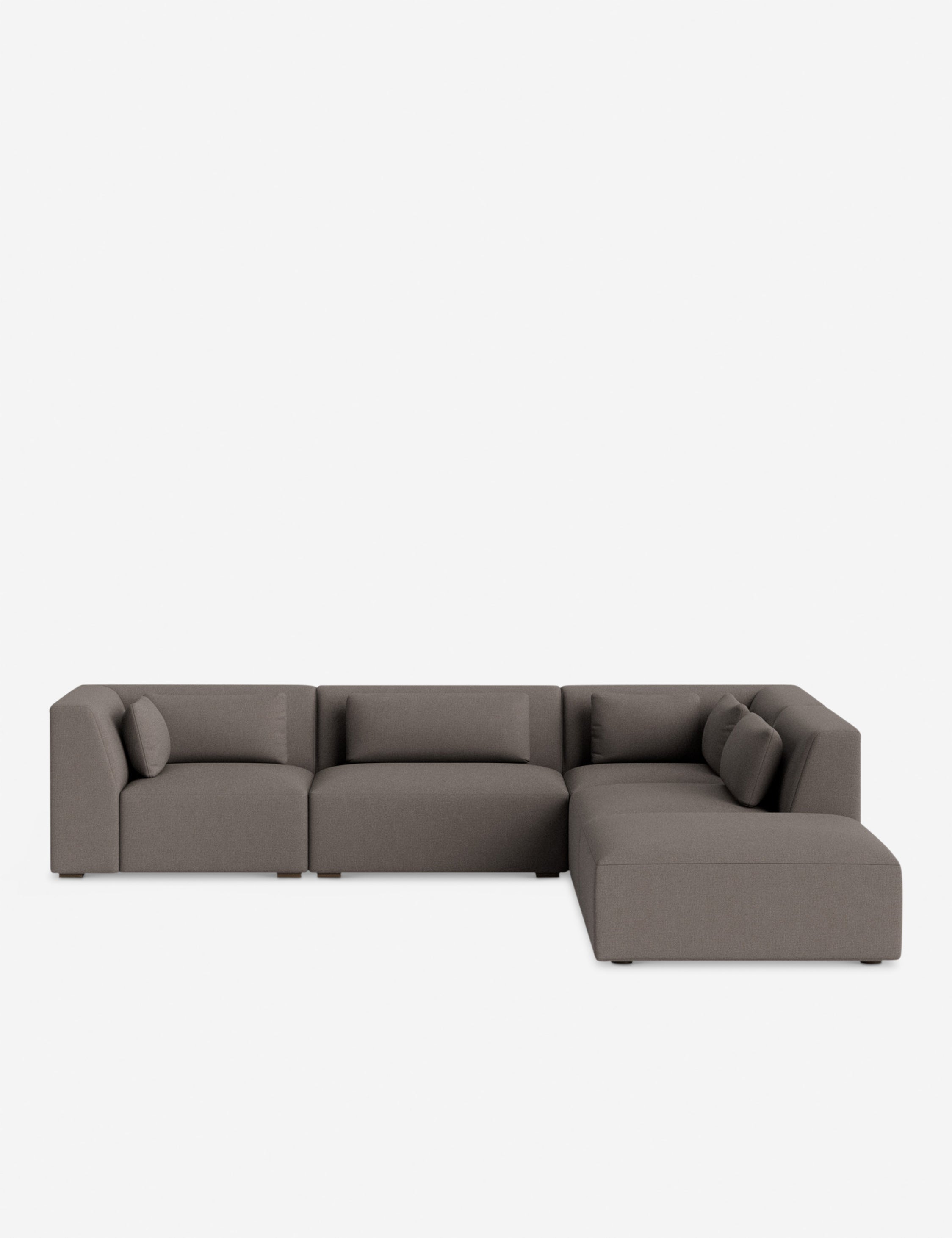 Lulu and Georgia Koh Modular Sectional Sofa With Ottoman - view 29