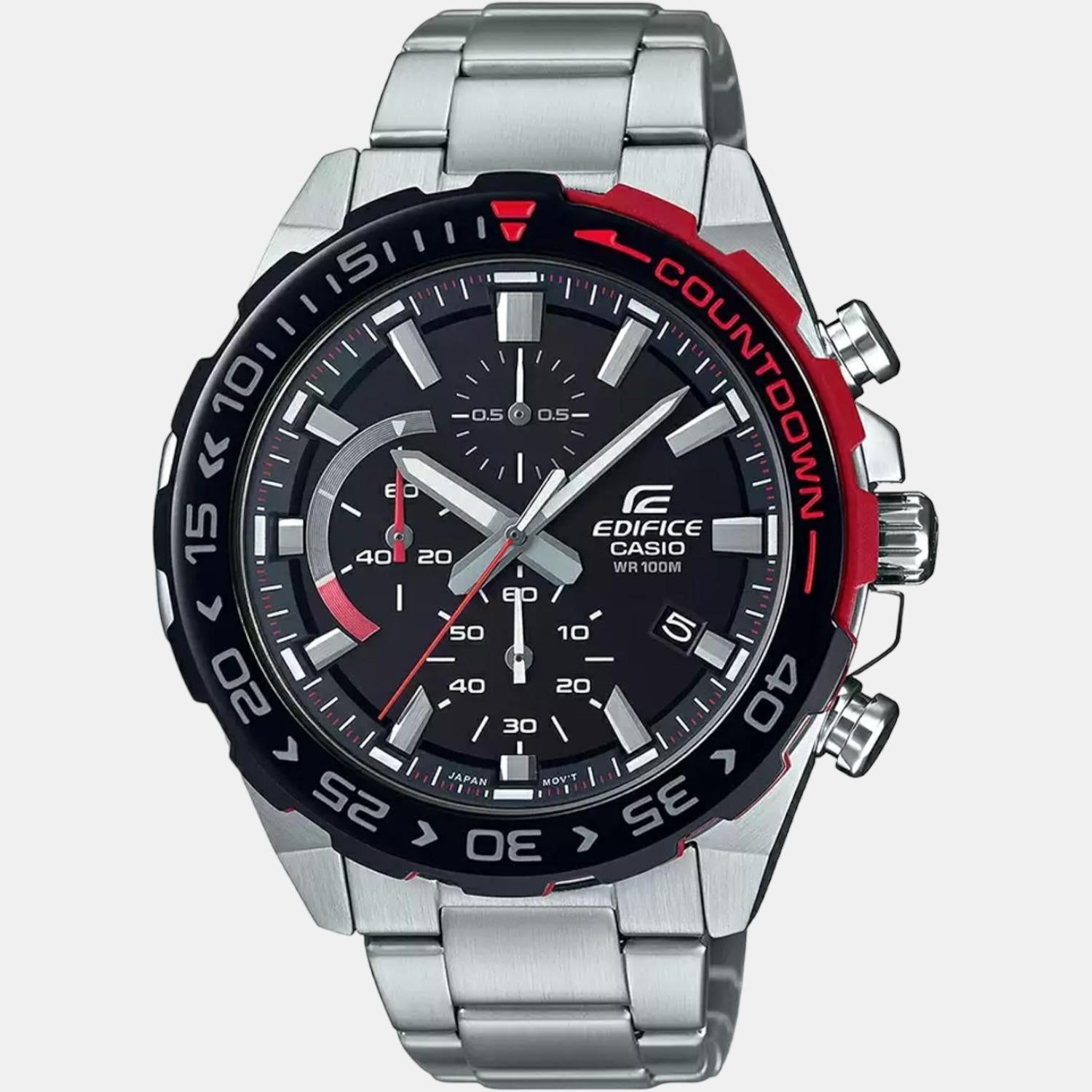 Casio Edifice Men Quartz Black Dial Chronograph Resin Watch ED478 - view 2