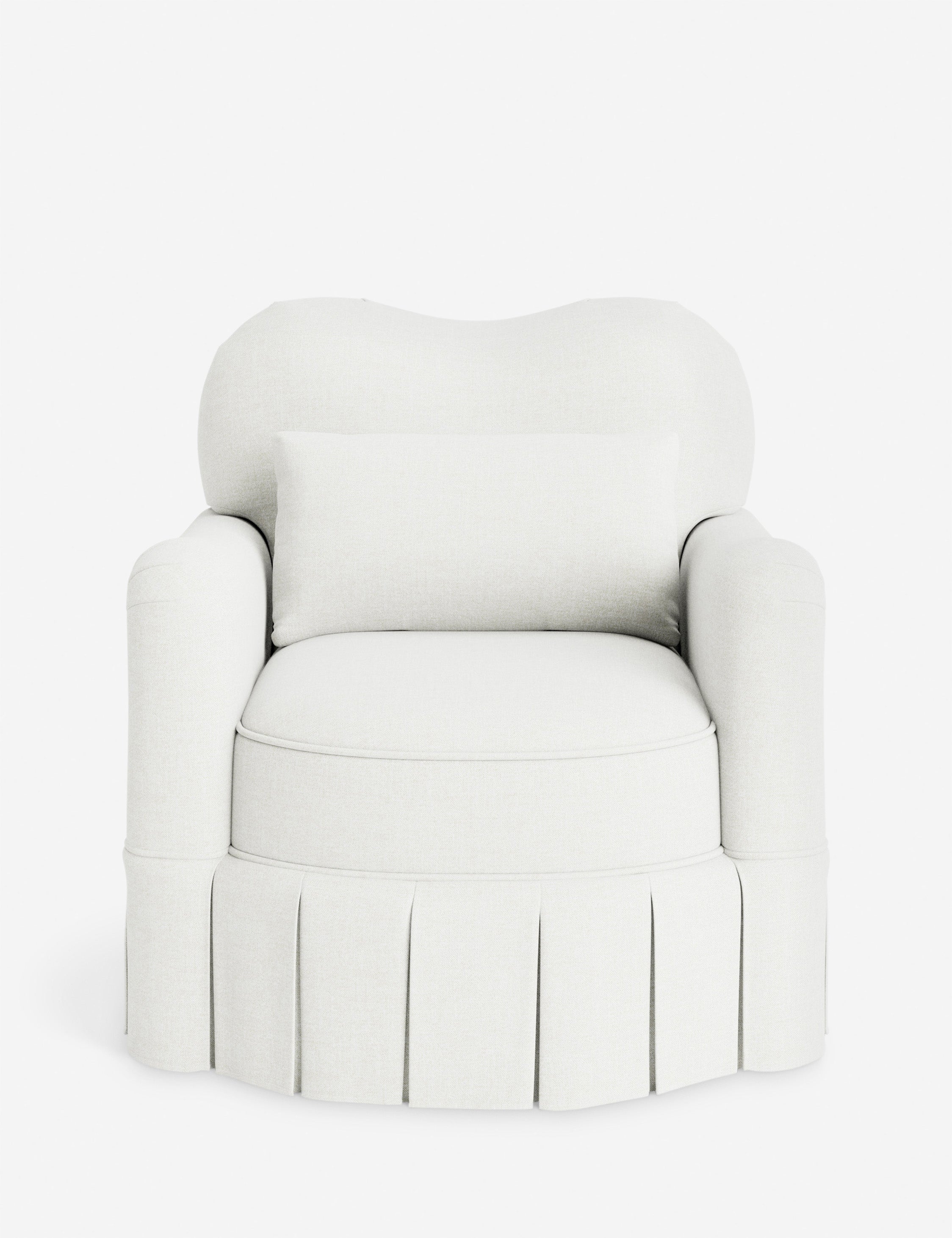 Lulu and Georgia Middleton Skirted Accent Chair by Ginny Macdonald - view 6