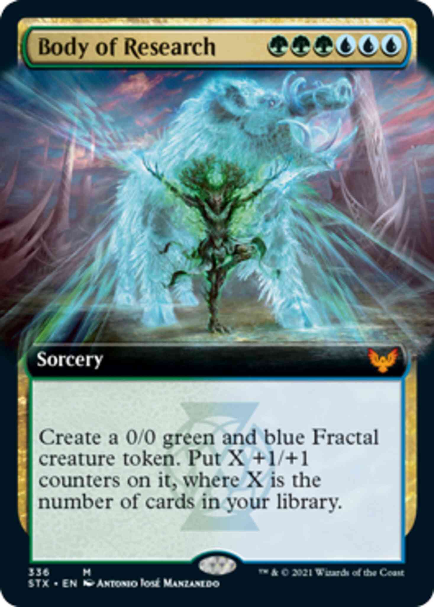 Magic Body of Research [336] [Extended Art] [Strixhaven: School of Mages] [Non-Foil]