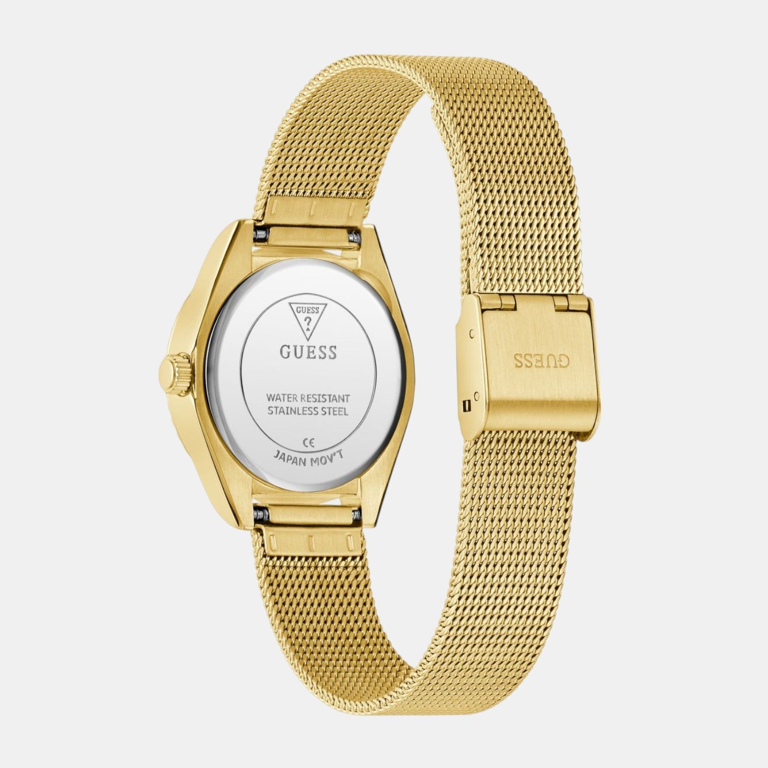 Guess Dress Women Quartz Champagne Dial Analog Mesh Watch GW0842L2 - view 6