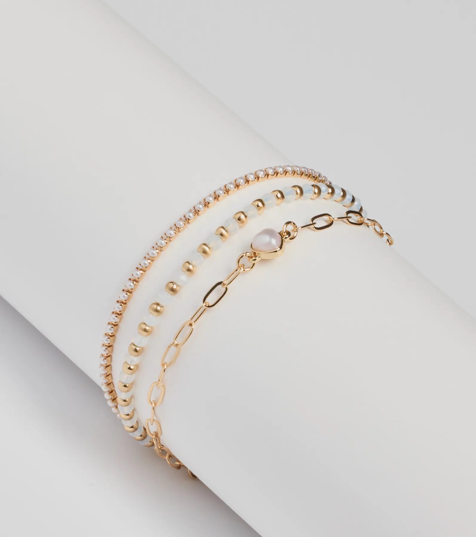 Windsor Glam Moment Faux Pearl Bracelet Multipack