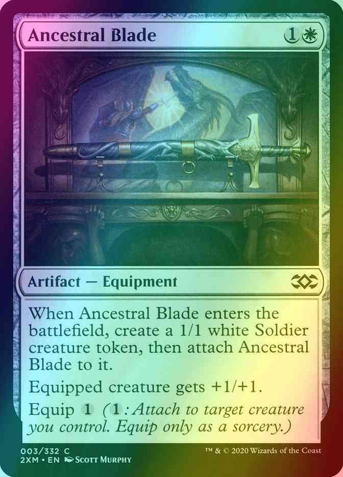 Ancestral blade 3 – Magic Ancestral Blade [3] [Double Masters] [Foil]