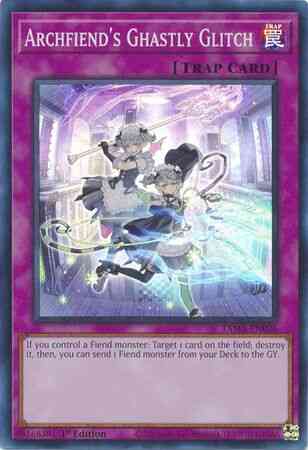 Yu-Gi-Oh! Archfiend's Ghastly Glitch - TAMA-EN026 - Super Rare - 1st Edition