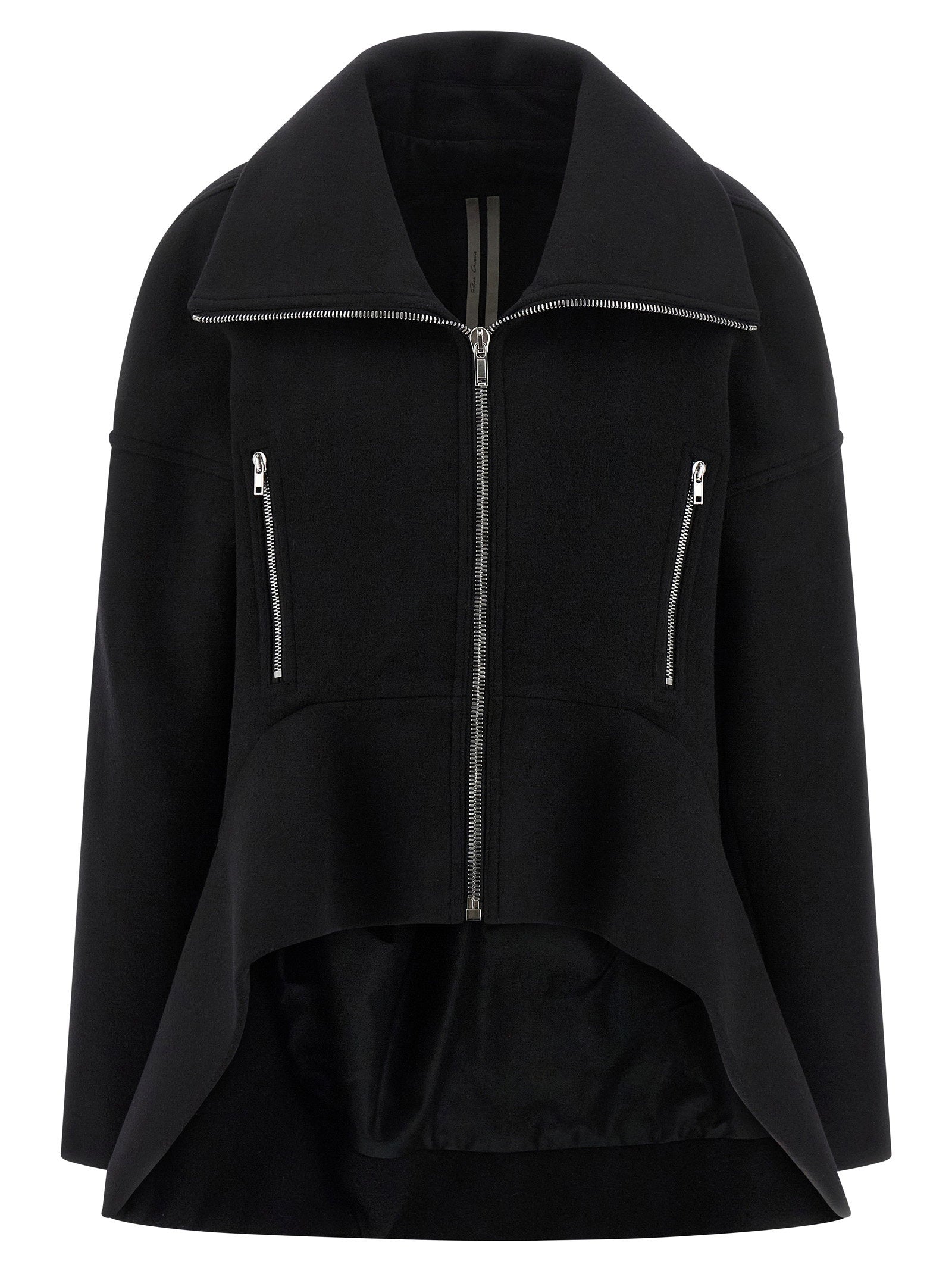 Rick Owens Draculimo Coat – 100% virgin wool