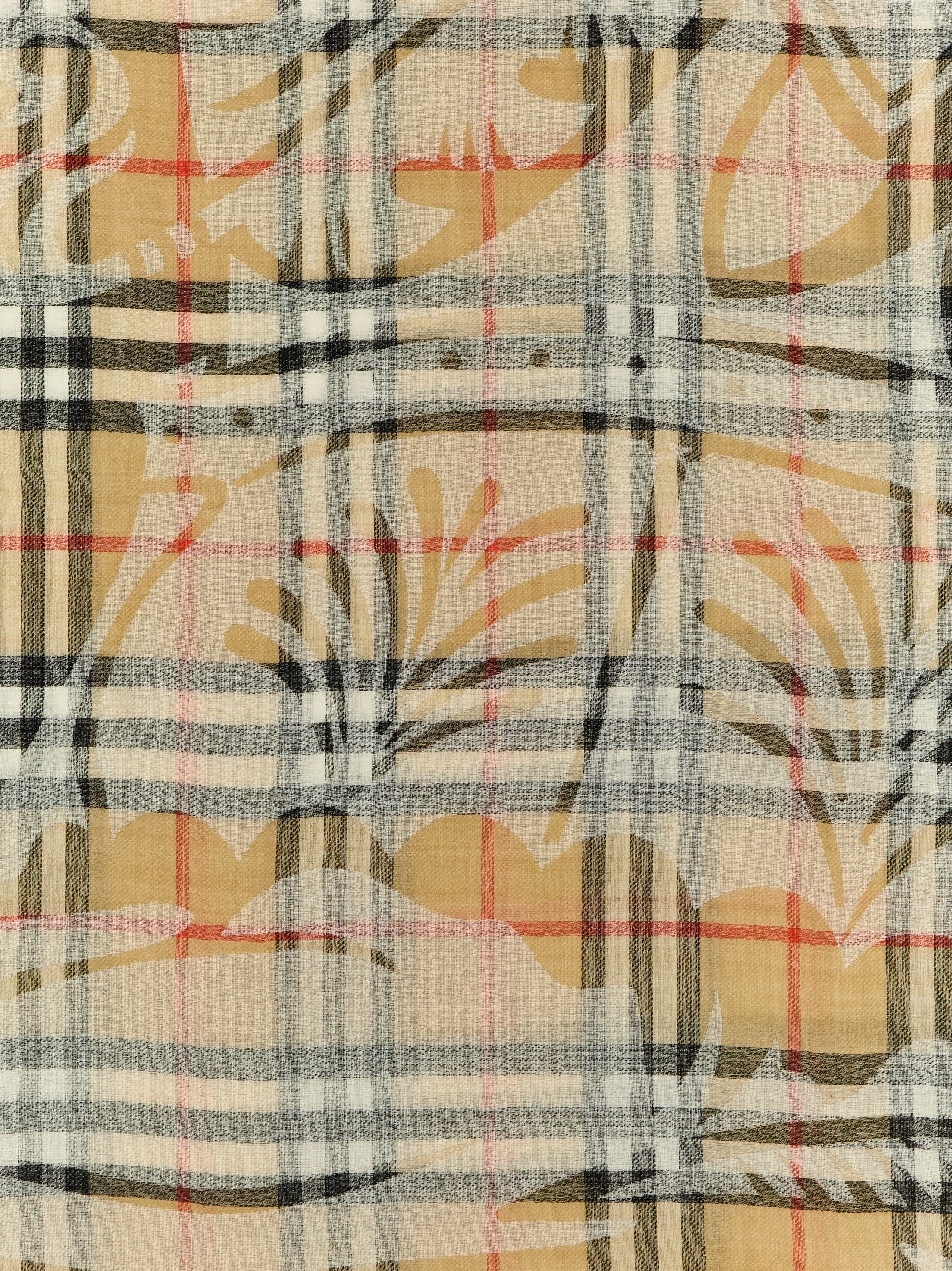 Burberry Equestrian Knight Design Scarf - view 3