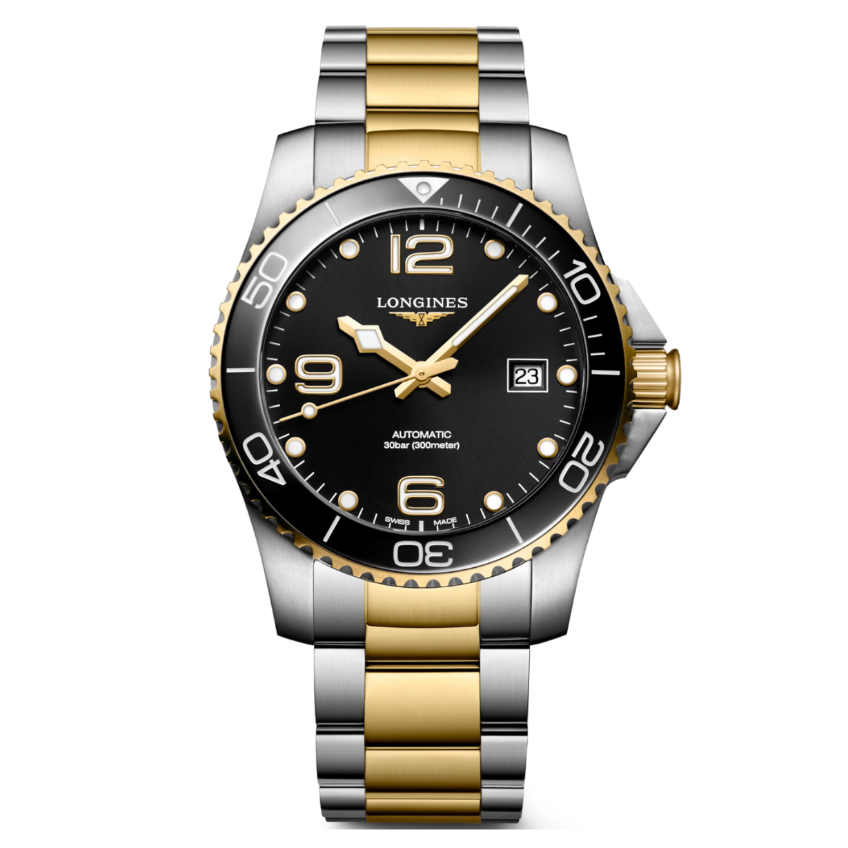 Longines Hydroconquest Sunray Black Dial Men 41mm - view 4