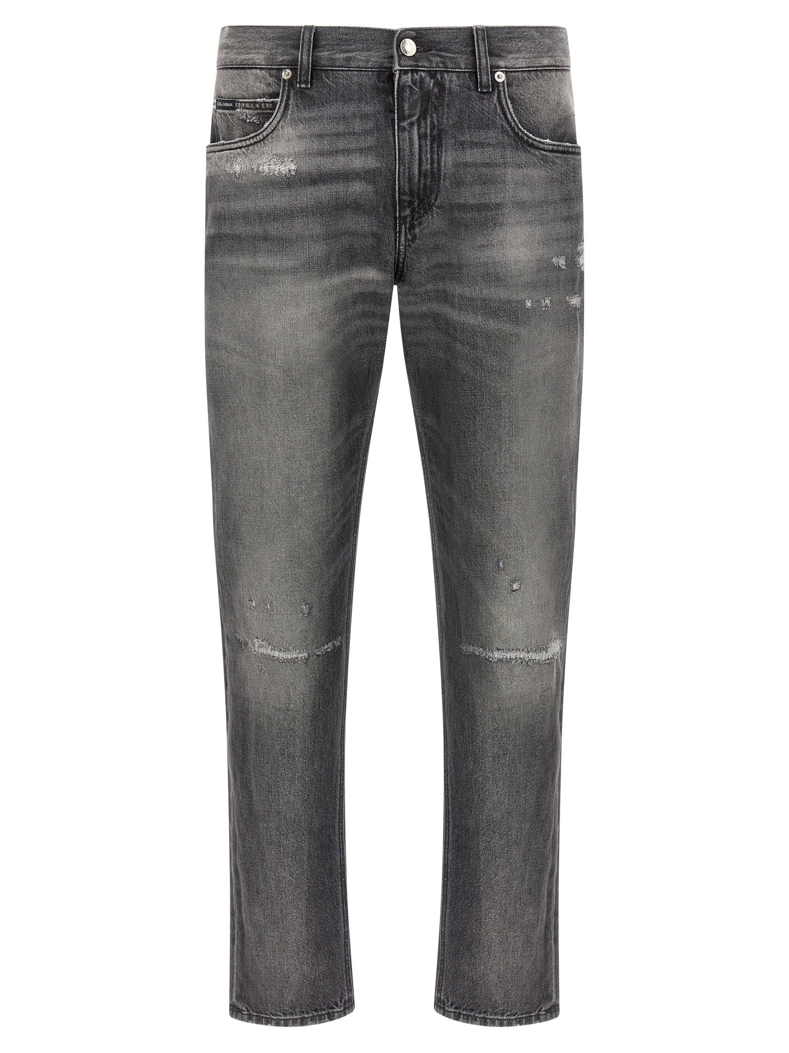 Dolce & Gabbana Distressed Jeans – 100% cotton