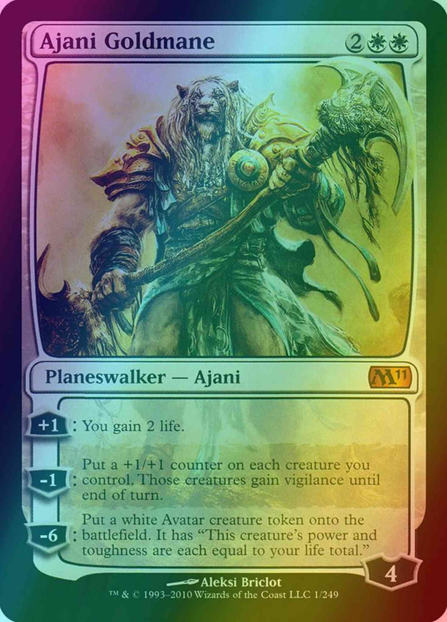 Ajani goldmane magic – Ajani Goldmane [Magic 2011] [Foil]