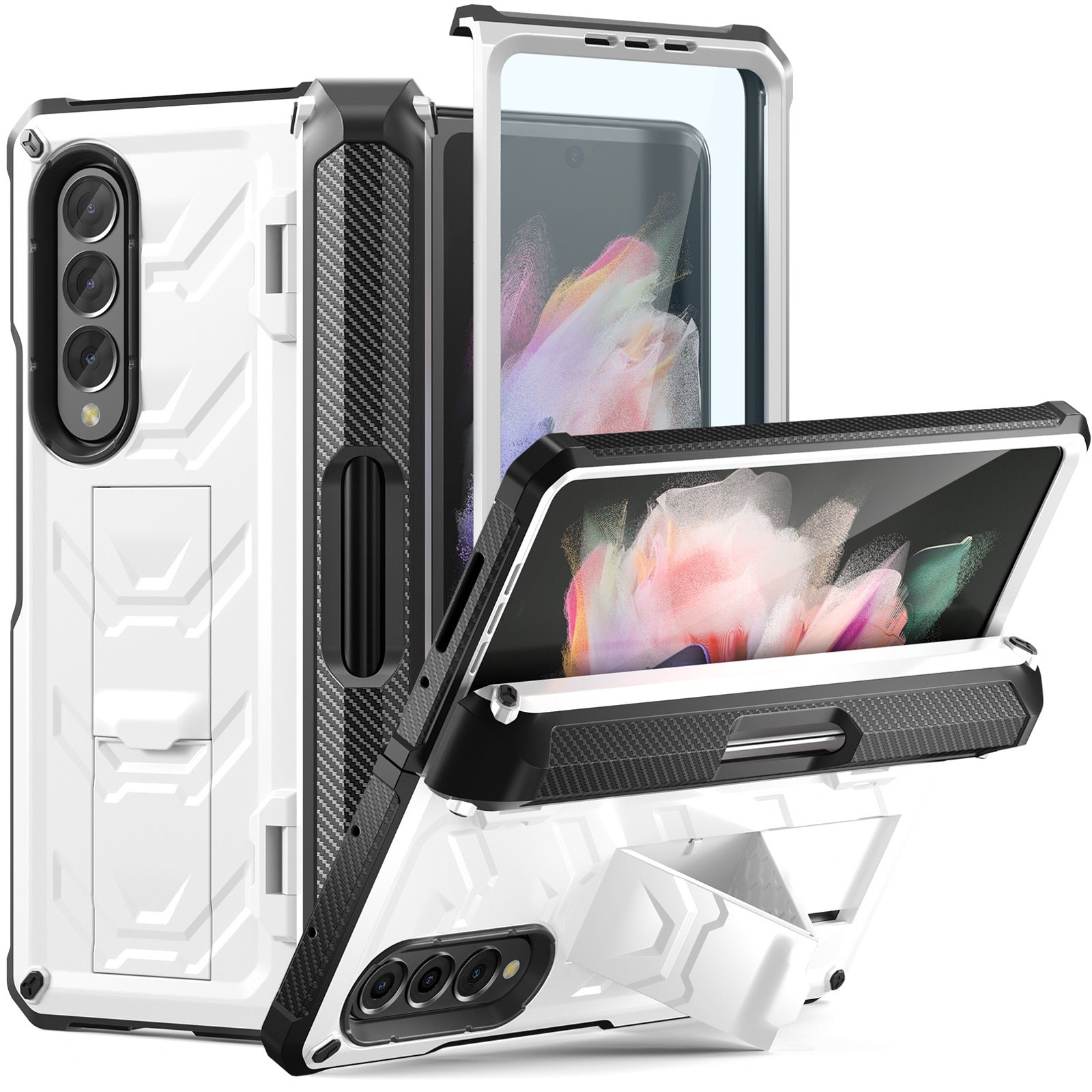 Million Cases Matrix Hinge Shield Kickstand Case With Pen Slot - Samsung - view 2
