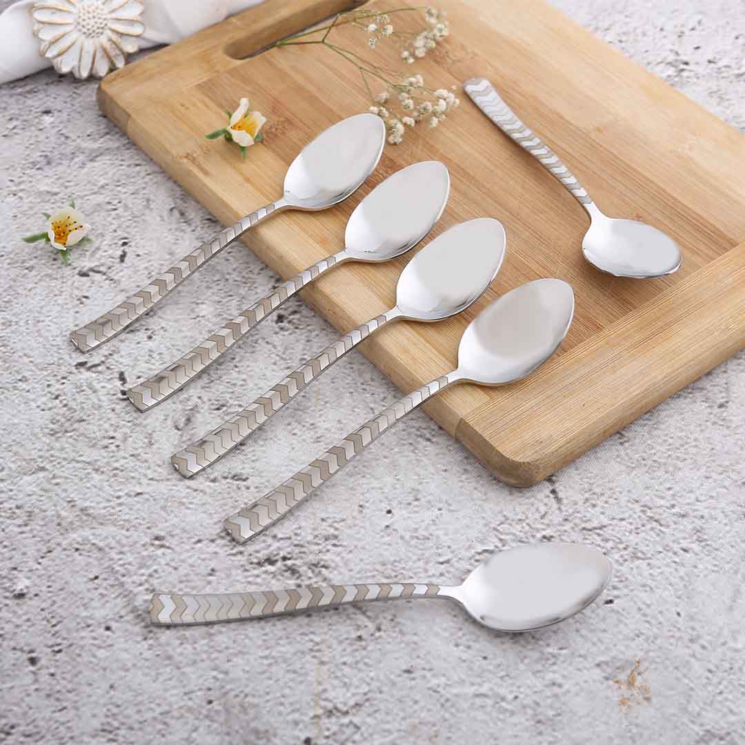 Wonderchef Roma Dinner Spoon - Laser Etching - Set of 6 pcs