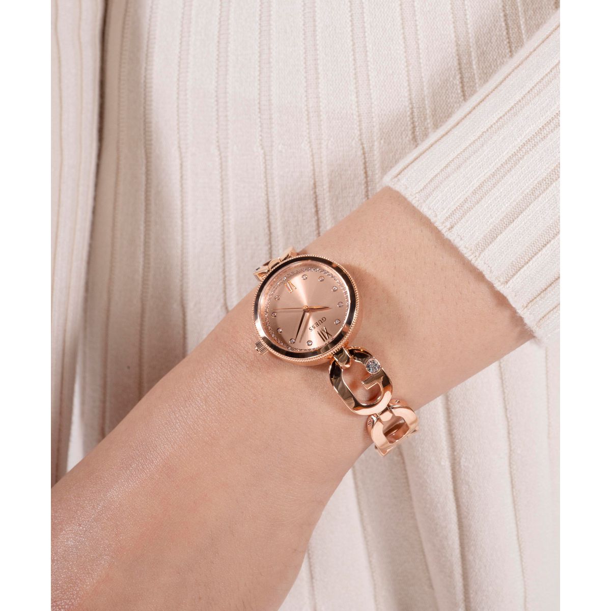 Guess empower Women Quartz Rose Gold Dial Analog Stainless Steel Watch GW0759L3 - view 8
