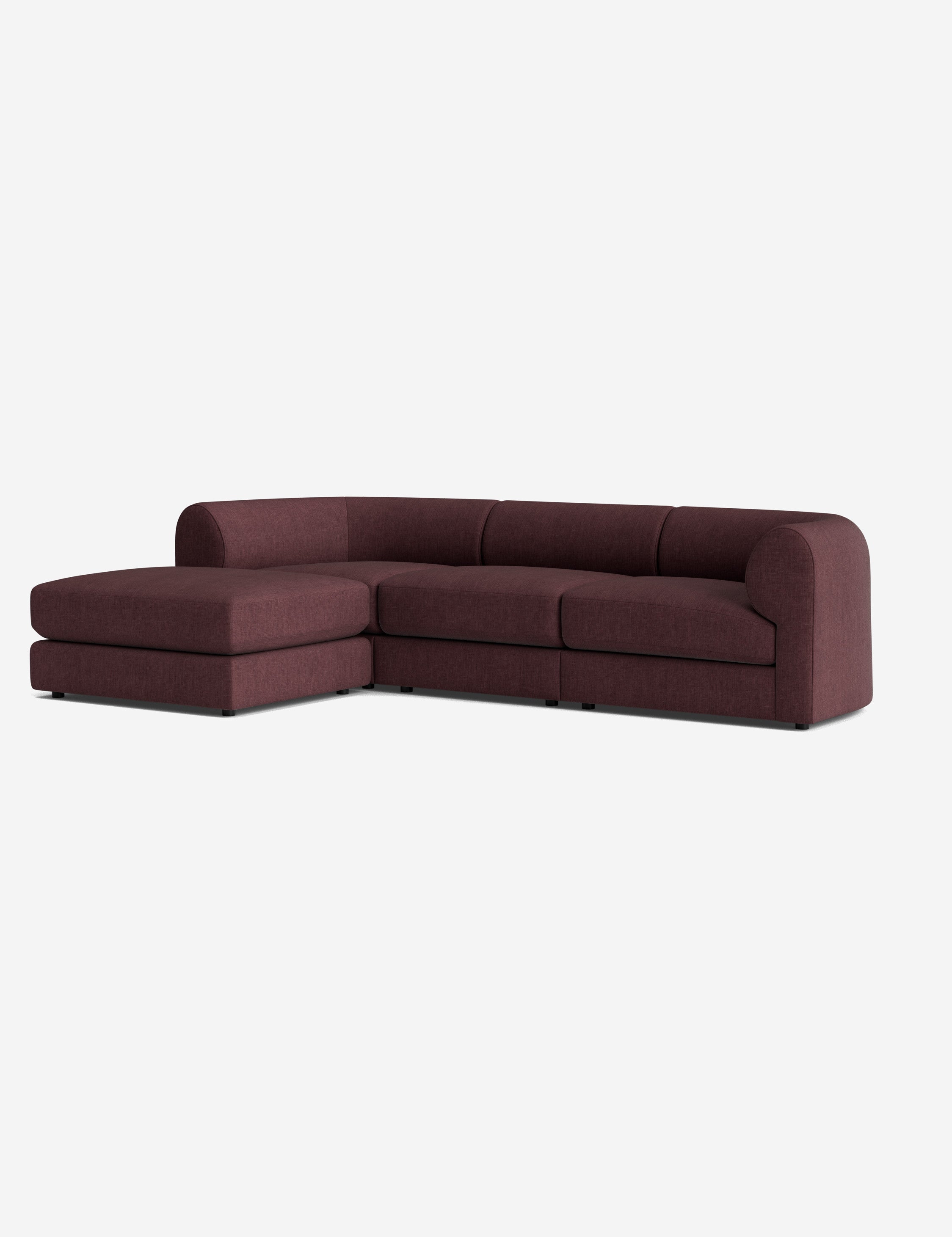Lulu and Georgia Sergio Modular Sectional Sofa With Ottoman - view 173