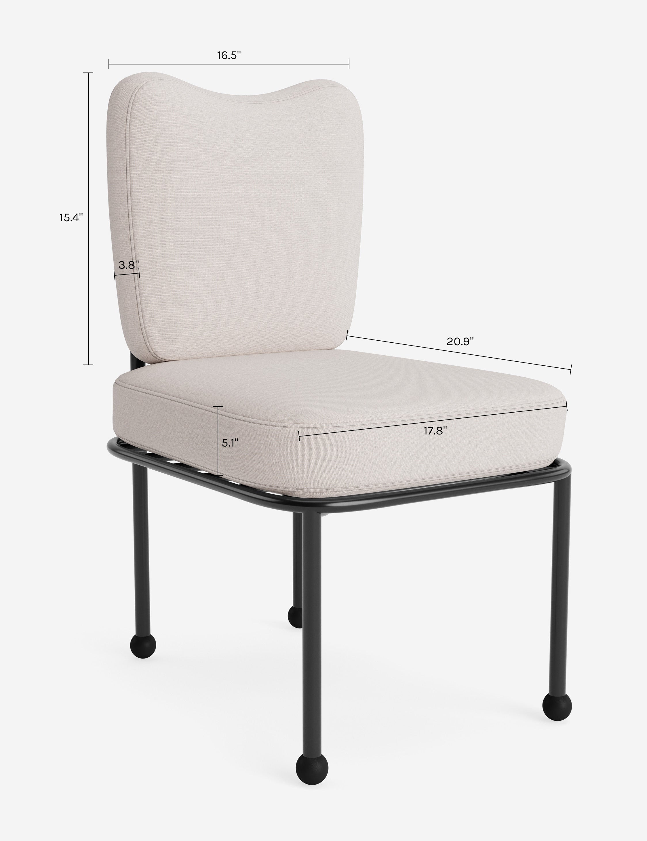 Lulu and Georgia Lanata Outdoor Dining Chair Cushion - view 81