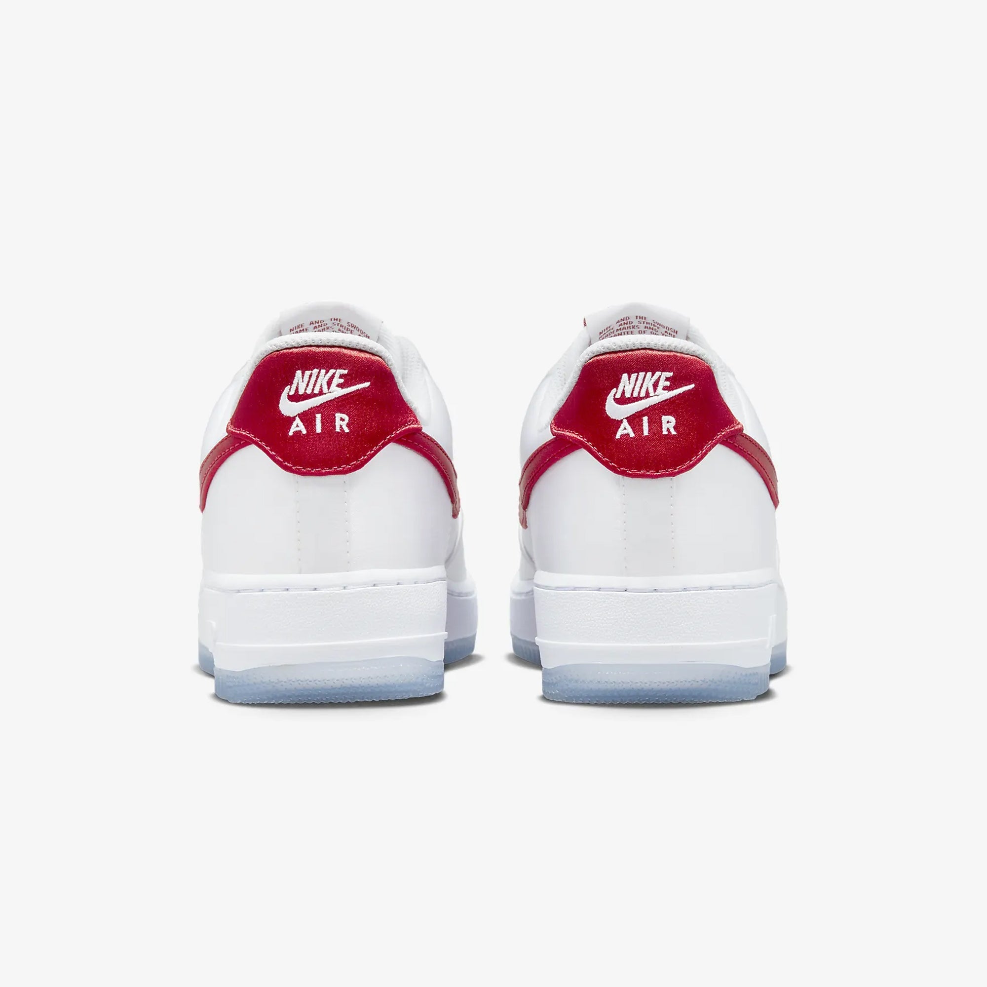 Nike | AIR FORCE 1 '07 { WHITE/VARSITY RED - view 2