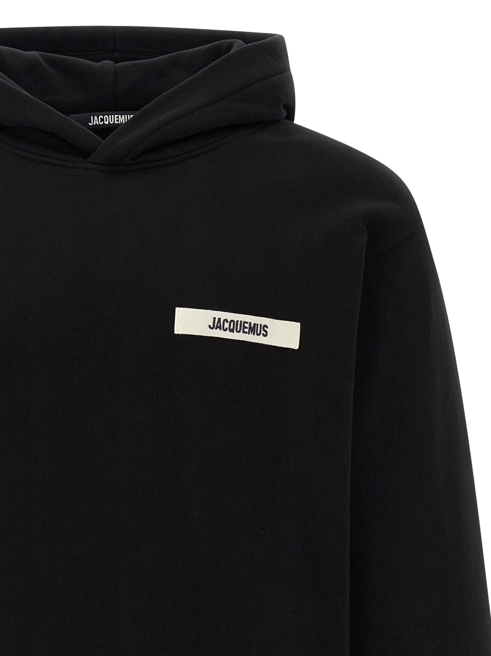 Jacquemus Le Hoodie Gros-grain Hoodie – 100% cotton - view 3