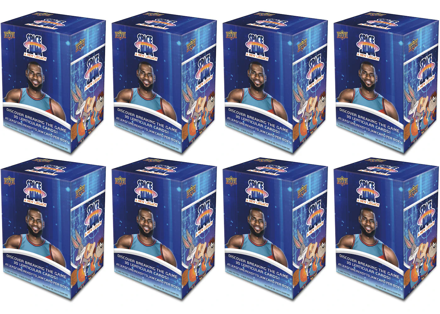 2021 Upper Deck Space Jam 2: A New Legacy Basketball Blaster Box 8x Lot