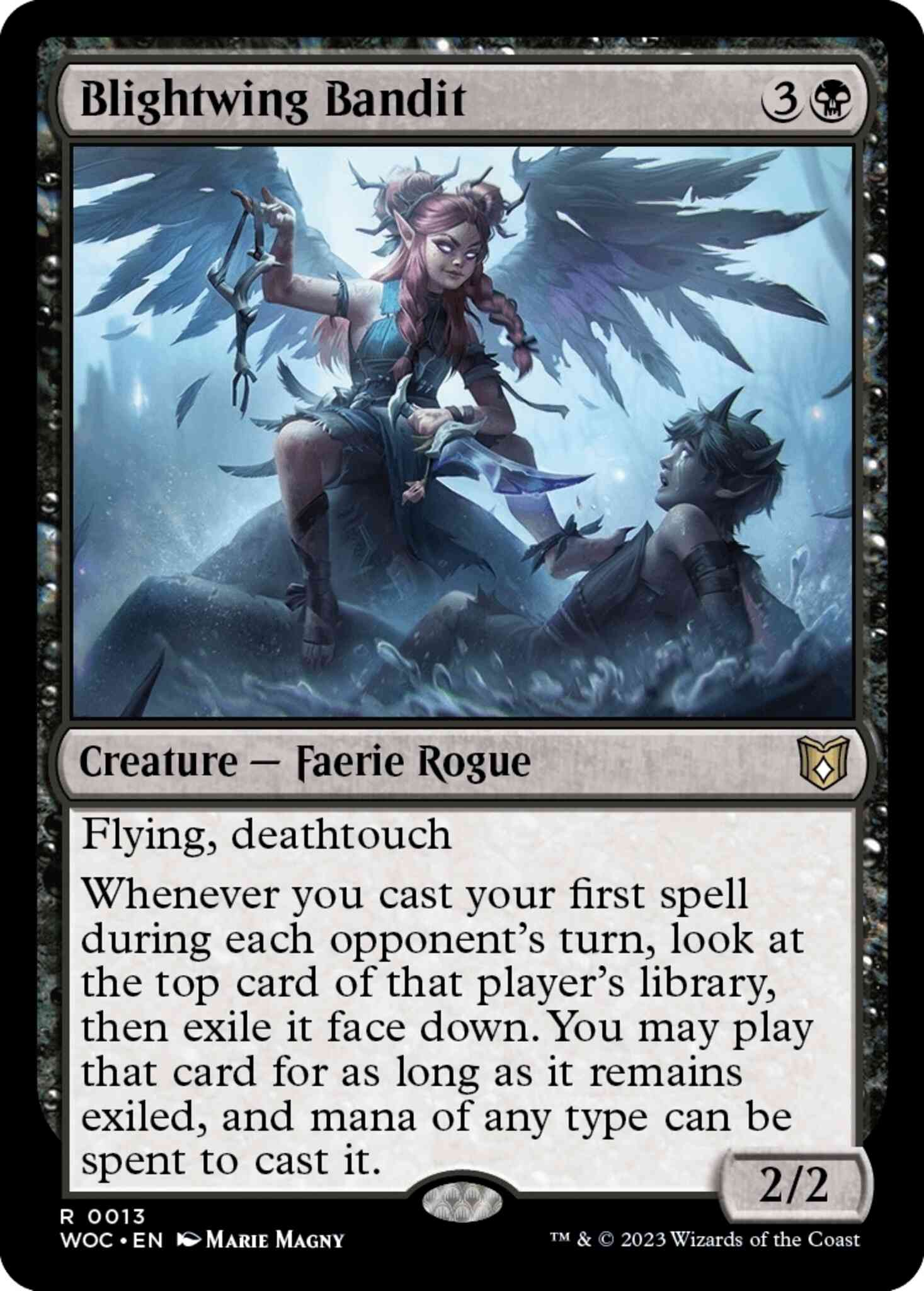 Blightwing bandit 13 – Magic Blightwing Bandit [13] [Wilds of Eldraine: Commander] [Non-Foil]