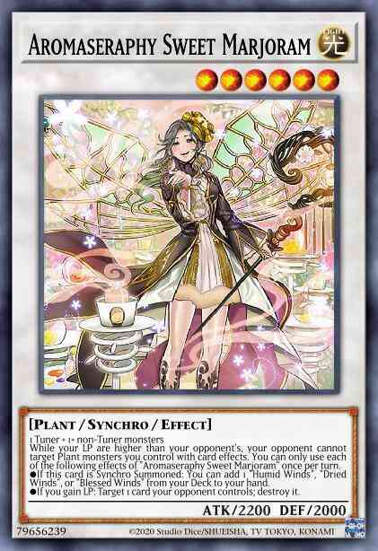 Yu-Gi-Oh! Aromaseraphy Sweet Marjoram - CHIM-EN034 - Super Rare - Unlimited
