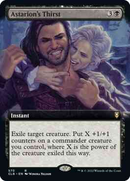 Thirst 570 extended – Magic Astarion's Thirst [570] [Extended Art] [Commander Legends: Battle for Baldur's Gate] [Non-Foil]