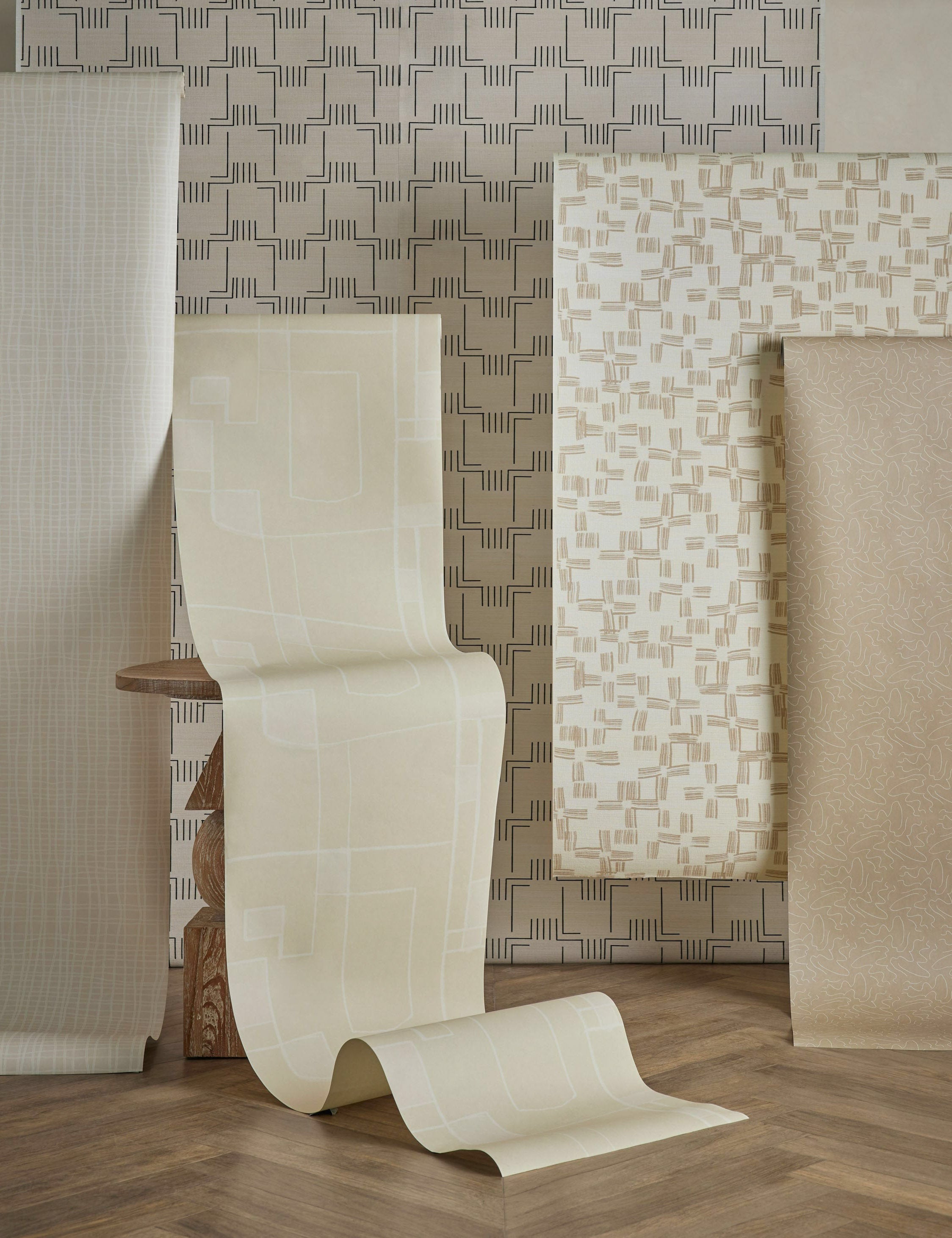Lulu and Georgia Pathways Wallpaper by Élan Byrd - view 3