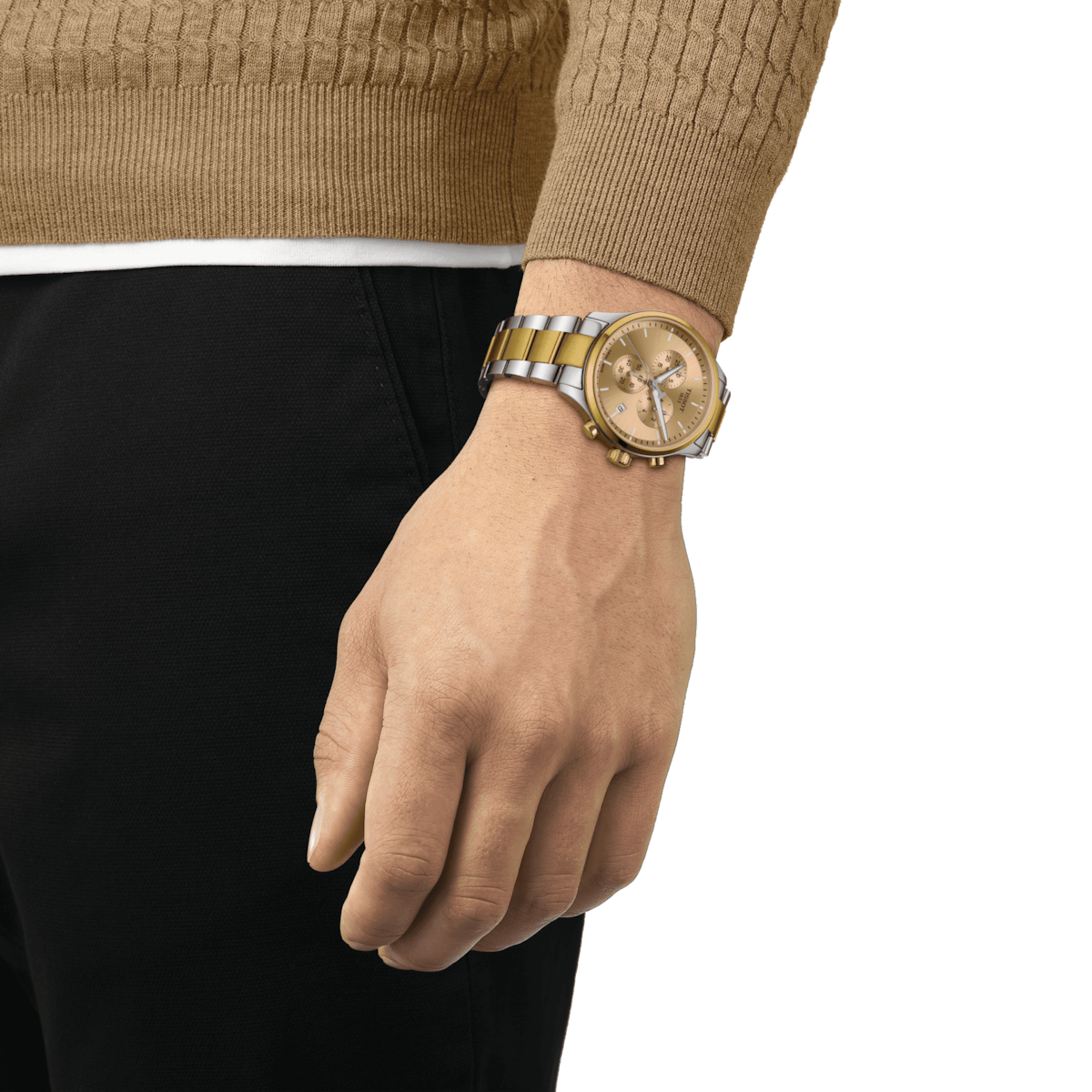 Tissot T-Sport Champagne Dial Men 45mm - view 4
